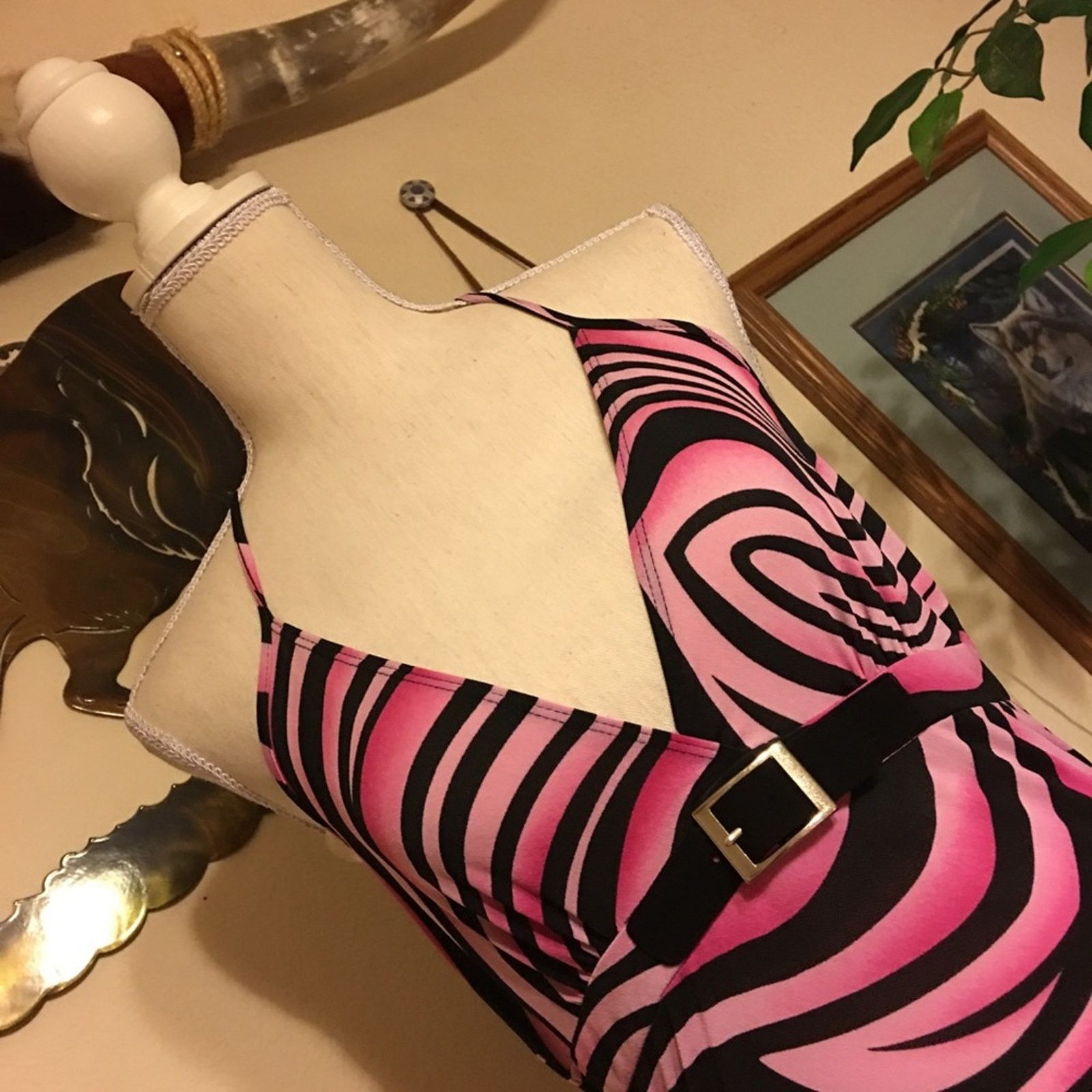 Other Venus retro print buckle detail halter top S Size S / US 4 / IT 40 - 2 Thumbnail