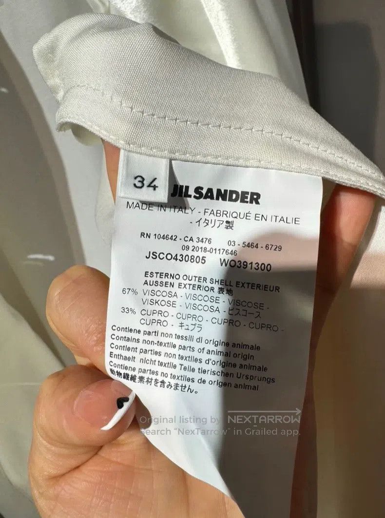 Jil Sander Jil Sander size 34 Trench Coat Jacket Size S / US 4 / IT 40 - 6 Thumbnail