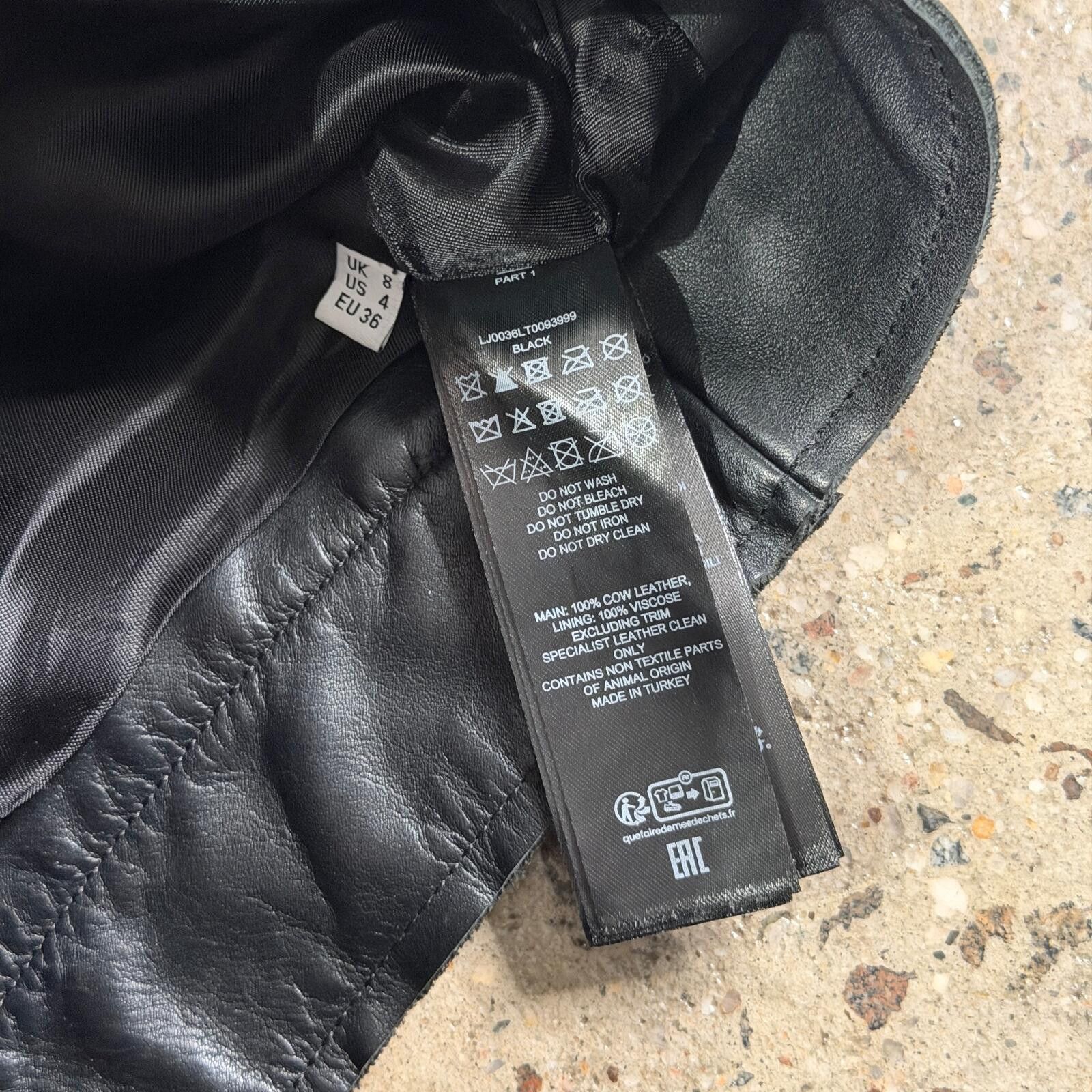 JW Anderson JW Anderson Drawstring Leather Biker Jacket Size US S / EU 44-46 / 1 - 8 Thumbnail