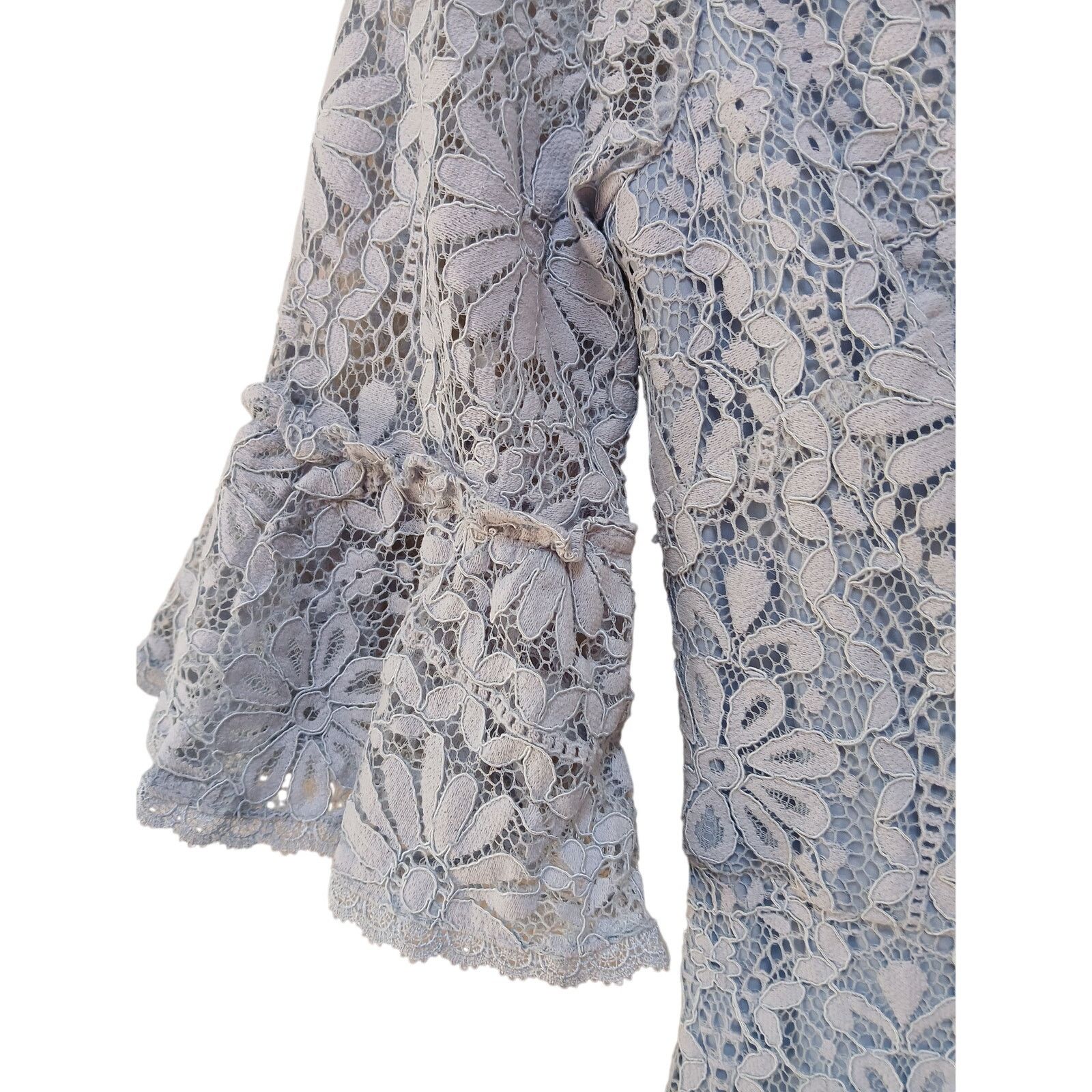 Monique Lhuillier BHLDN ML Monique Lhuillier Michaela Lace Mini Dress 4 - NWT Size S / US 4 / IT 40 - 9 Thumbnail