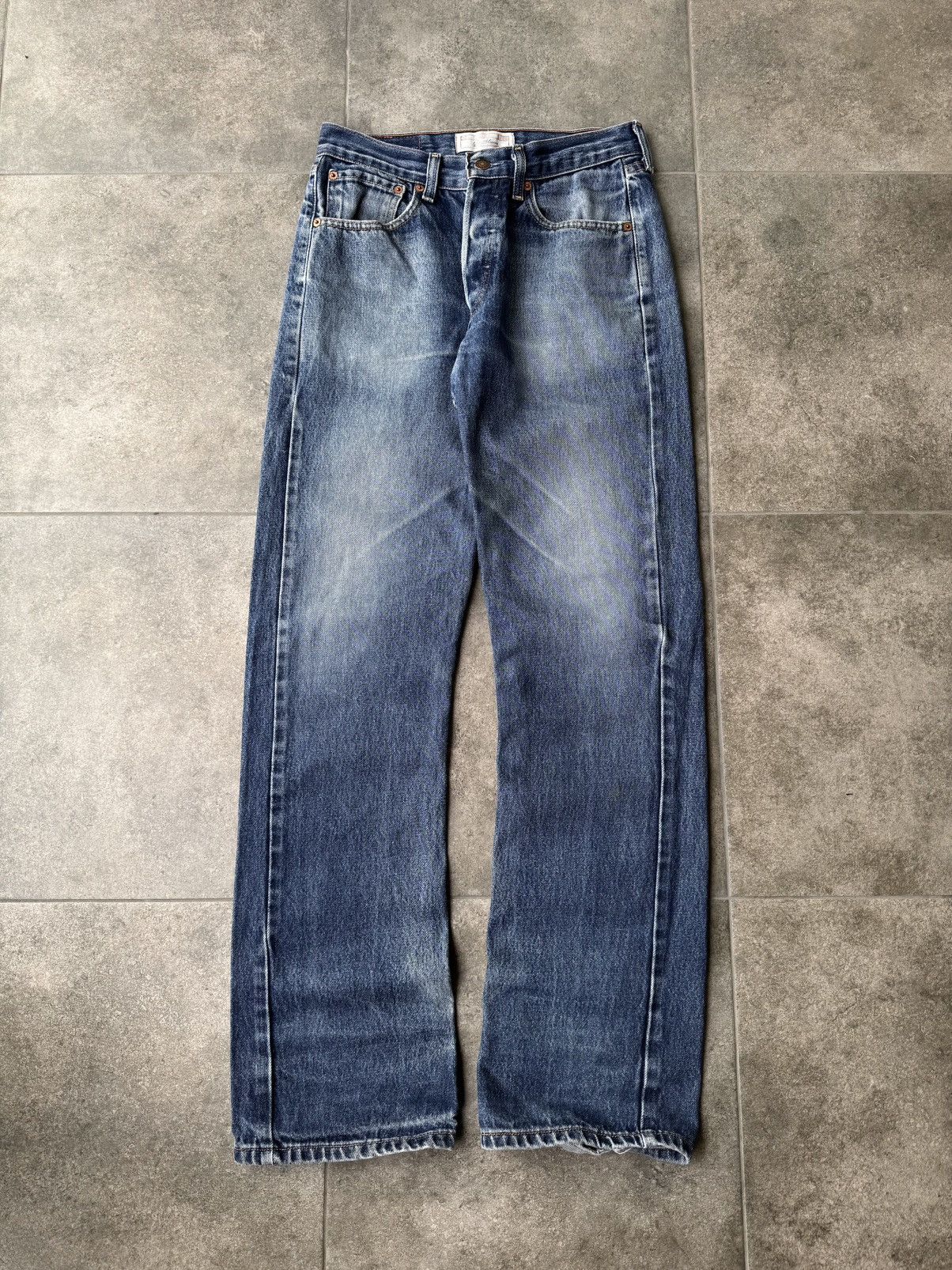 Levi's Vintage Levi's Signature Flared Jeans Washed Y2K Avantgarde Size US 30 / EU 46 - 1 Thumbnail