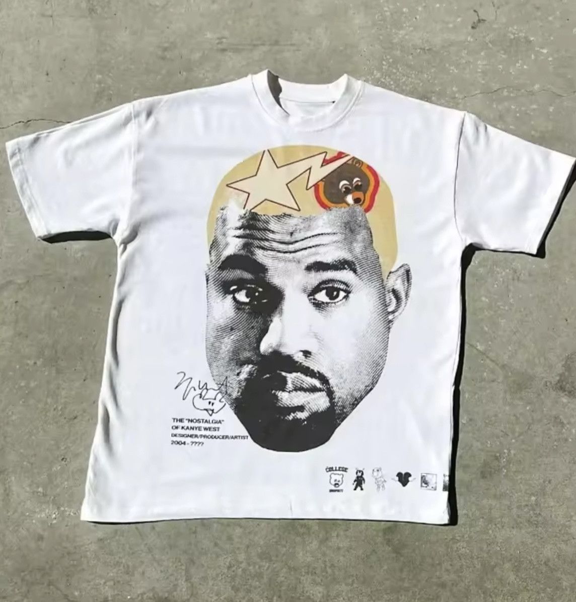 Japanese Brand Vintage Superstar Singer Idol Graphic White T-Shirt Size US M / EU 48-50 / 2 - 1 Thumbnail