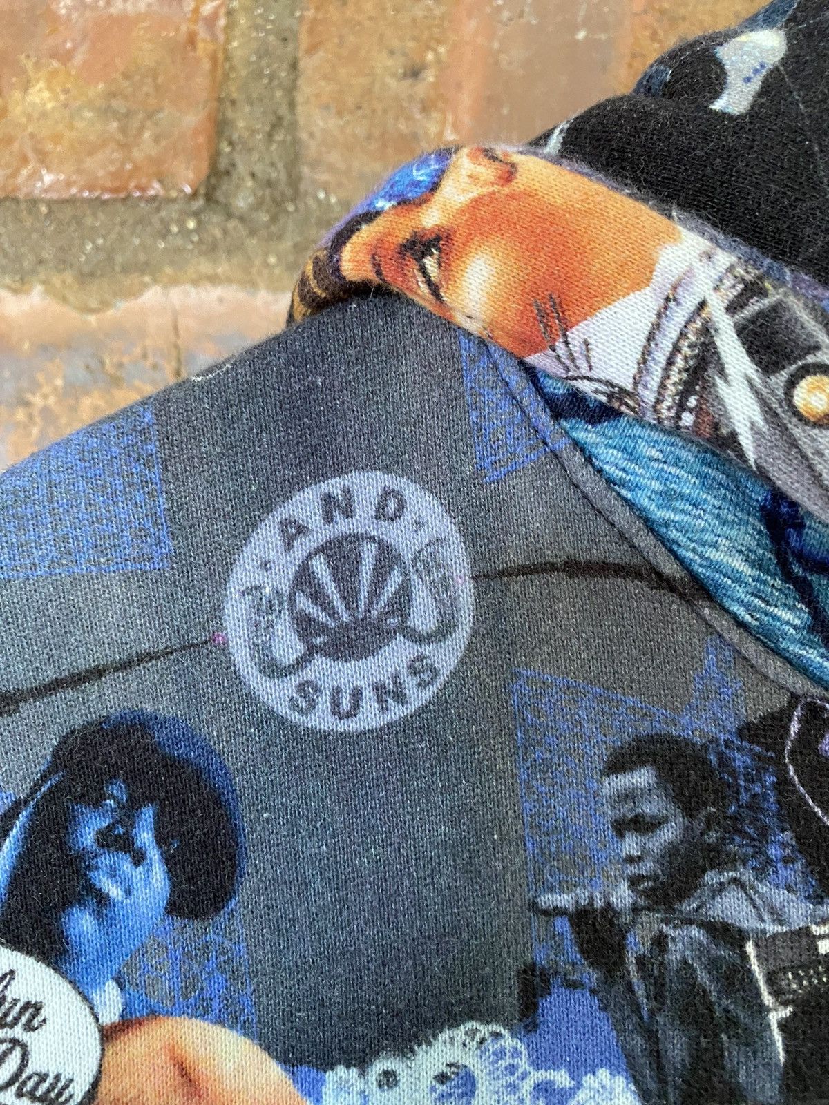 ANDSUNS 🔥🔥RARE!! Andsuns Japan all hip-hop legend fullprint Size US S / EU 44-46 / 1 - 9 Thumbnail
