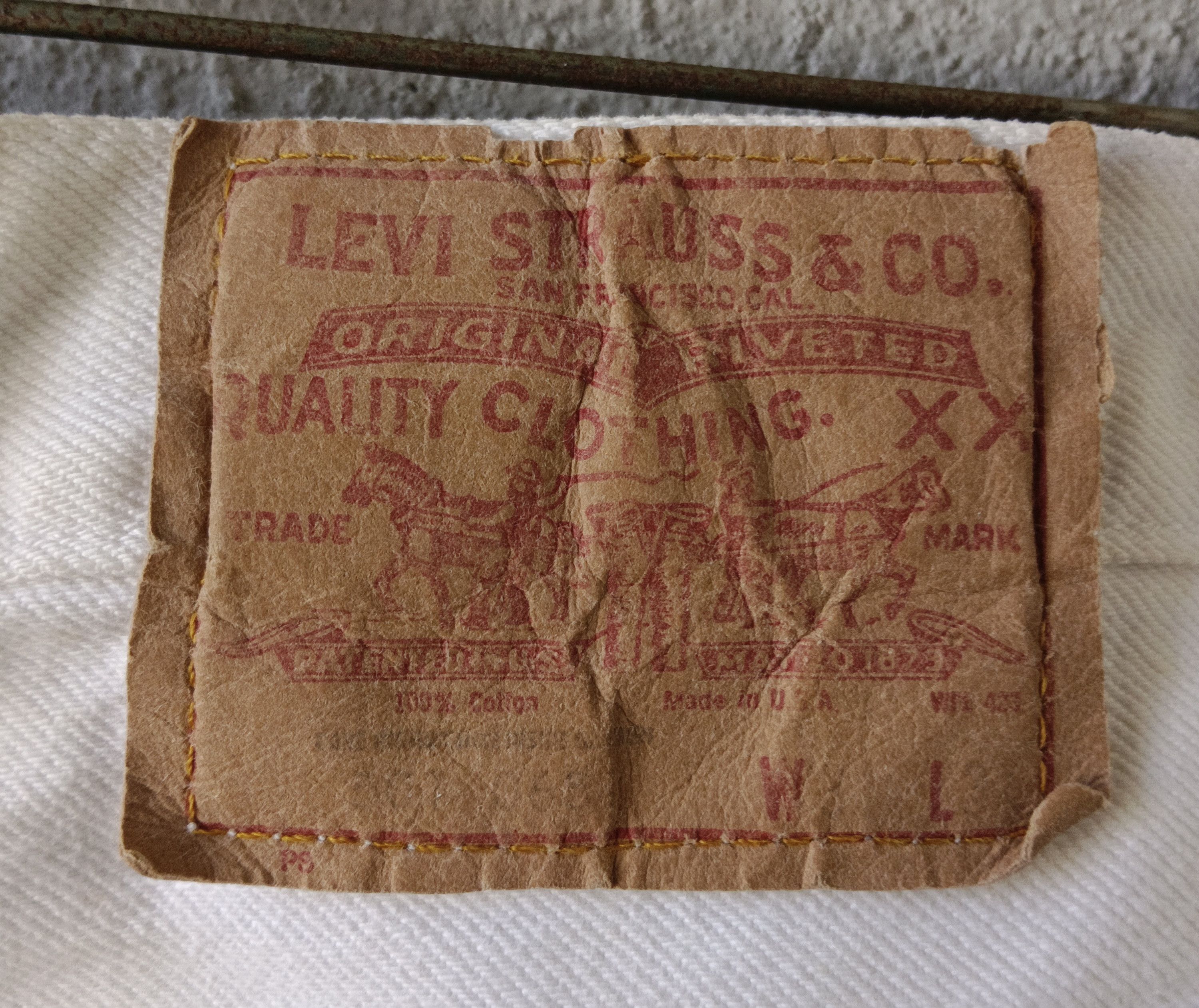 Levi's × Levi's Vintage Clothing Vintage Levi's 501 #532 Butterfly Size 29x29 usa Size US 29 - 4 Thumbnail