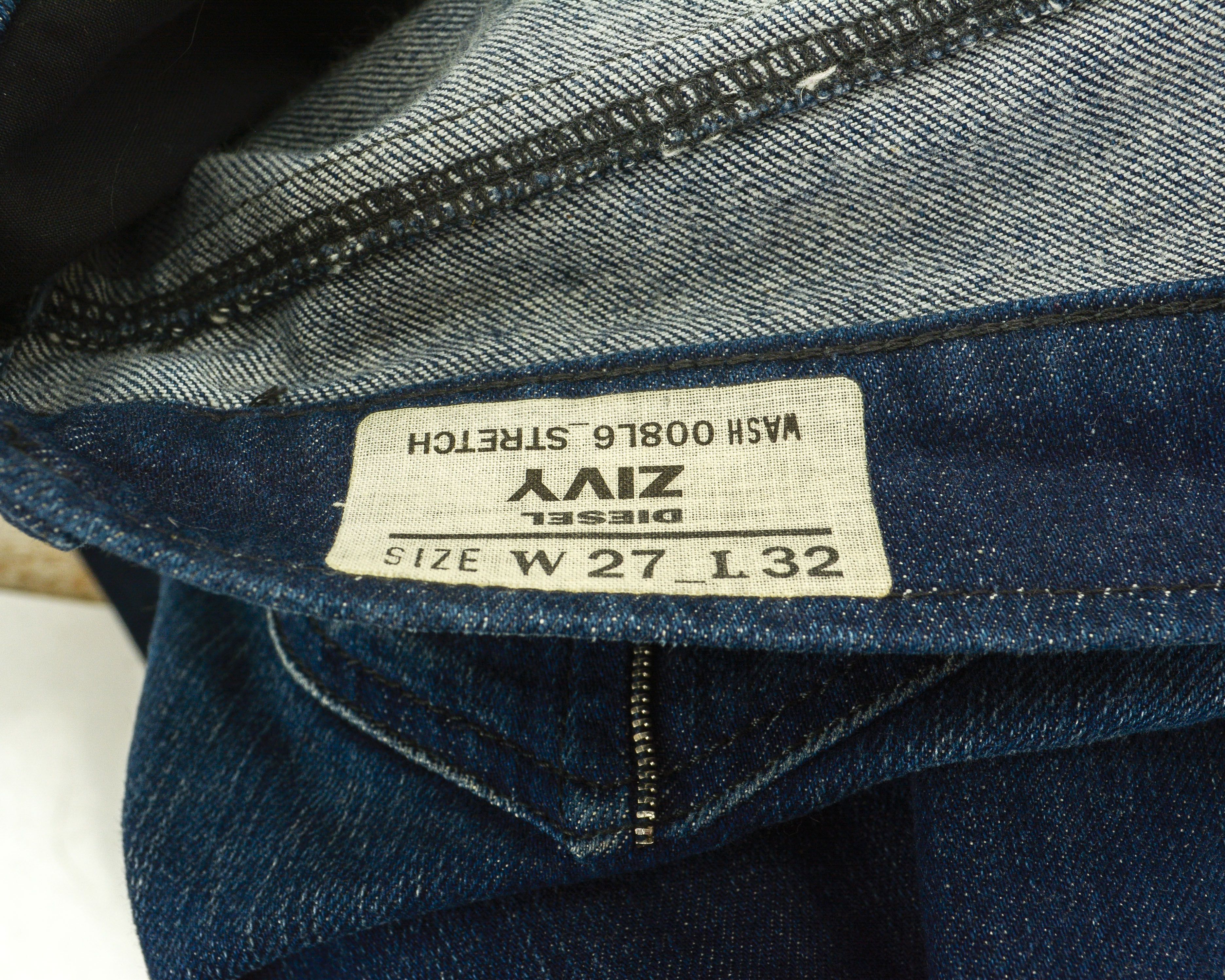 Diesel ZIVY Stretch Women W27 L32 Jeans Slim Trousers Pants Size 27" / US 4 / IT 40 - 4 Thumbnail