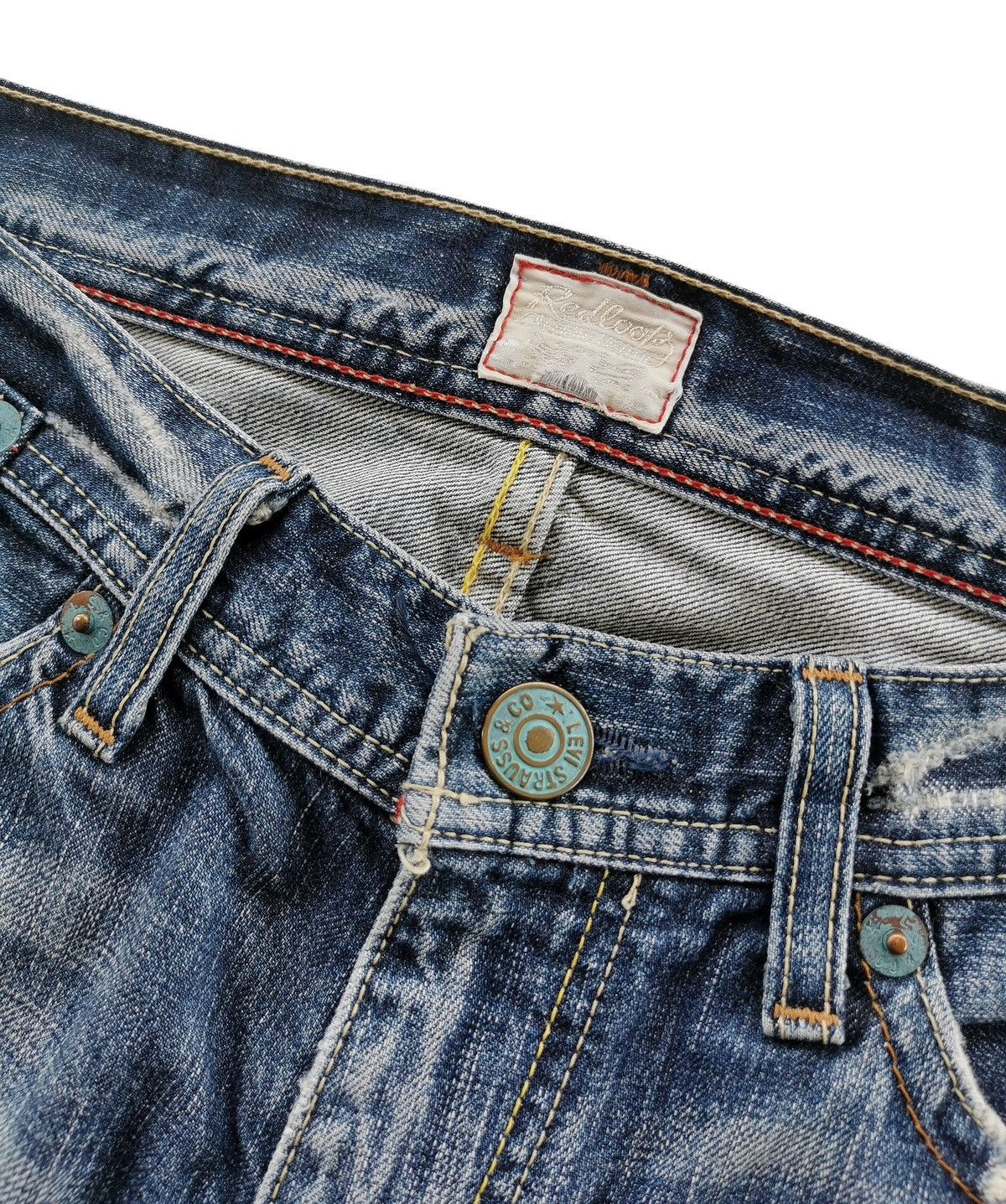 Levi's Womens Vintage Levis Redloop Flare Jeans Style Vibes LGB Size 32" / US 10 / IT 46 - 8 Thumbnail