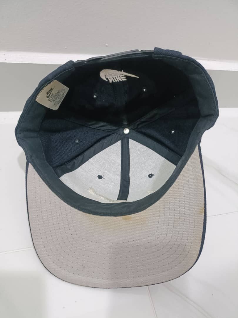 Nike Vintage Nike Swoosh Emboidered Wool Snapback Hat Cap Size ONE SIZE - 6 Thumbnail