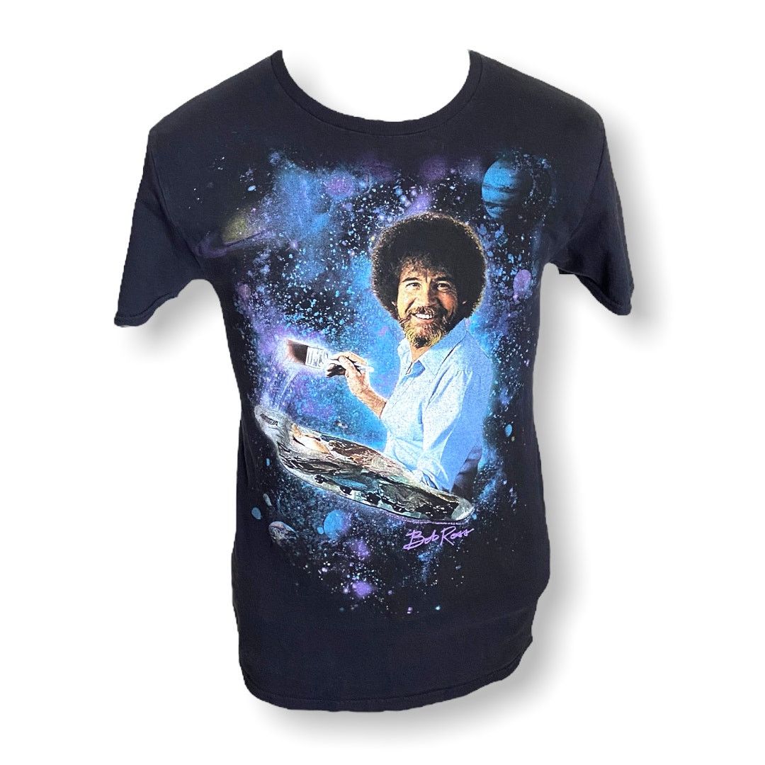 Other Bob Ross Galaxy Tee Painting Happy Little Stars Medium Shirt Size US M / EU 48-50 / 2 - 1 Thumbnail