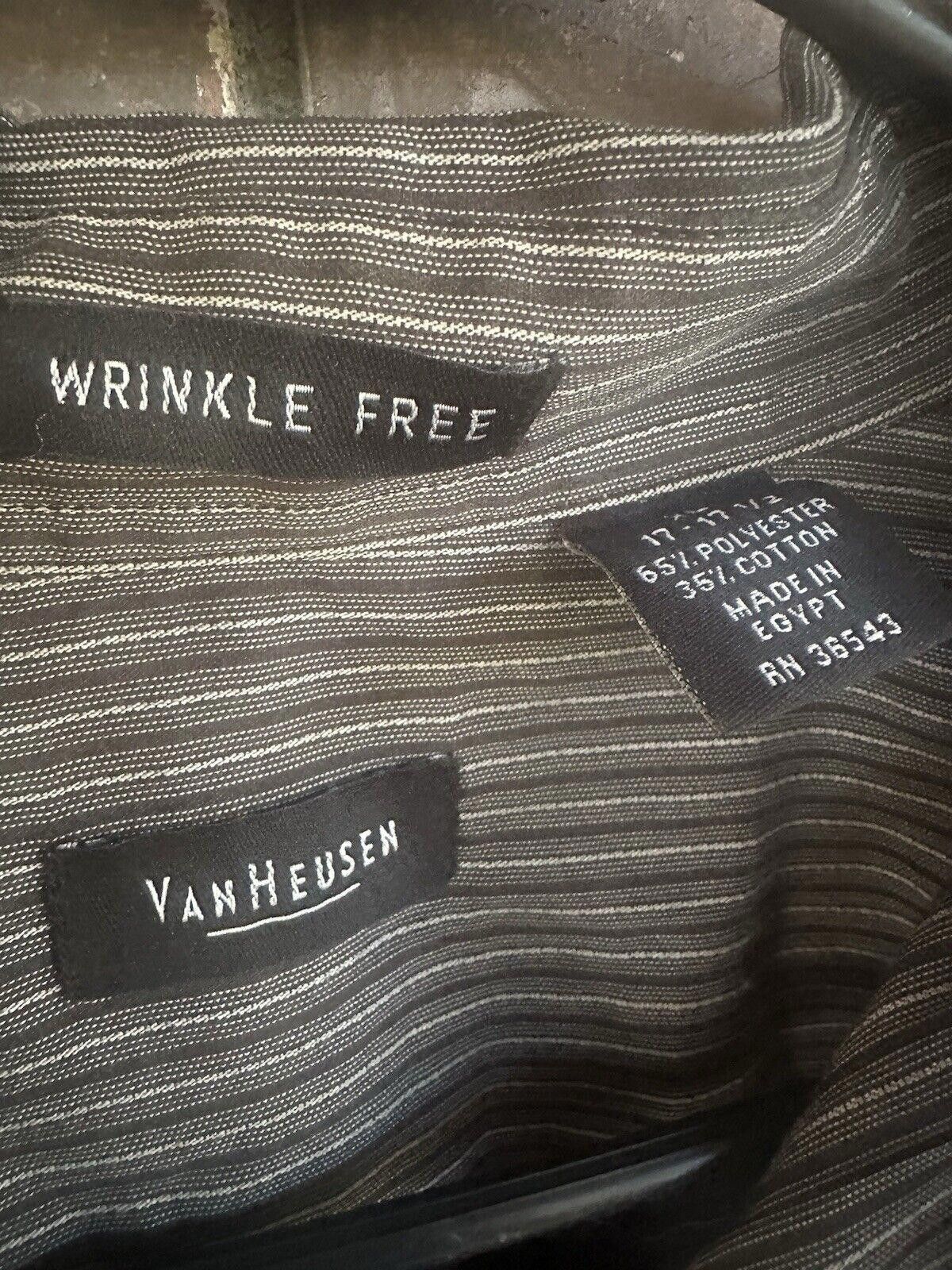 Van Heusen Vintage XL 90s Van Heusen Button Down 90s Y2K Shirt Striped Size US XL / EU 56 / 4 - 3 Thumbnail