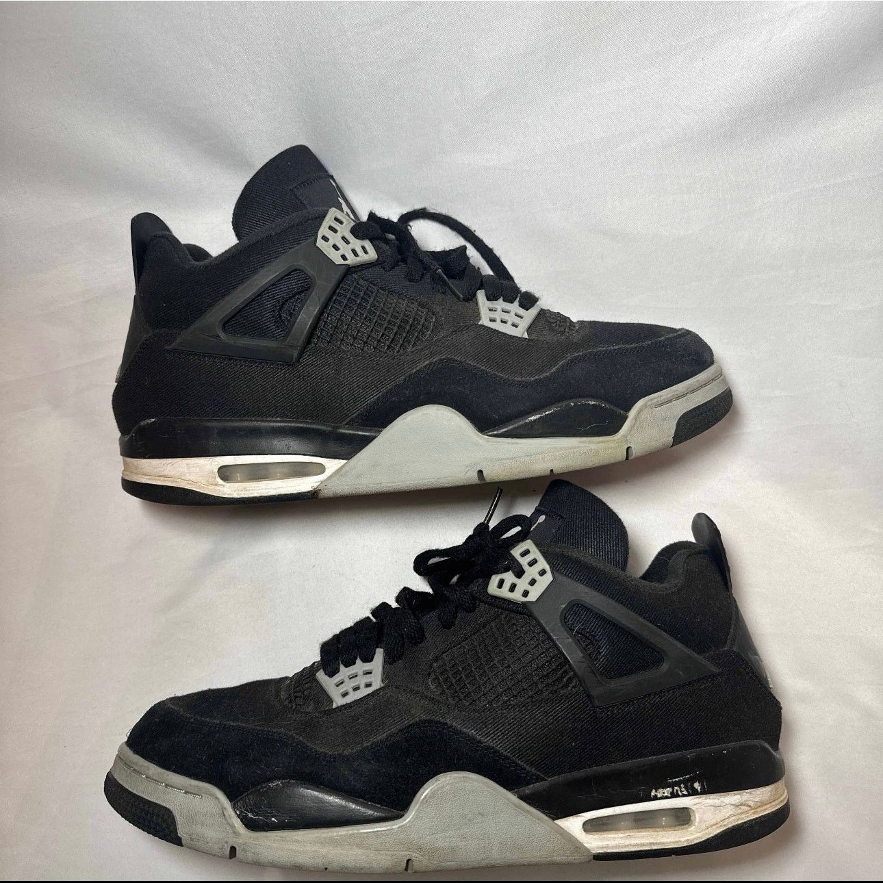 Jordan Brand × Nike Size 13 Nike Air Jordan 4 Retro SE Black Canvas Men's Shoes Size US 13 / EU 46 - 2 Thumbnail