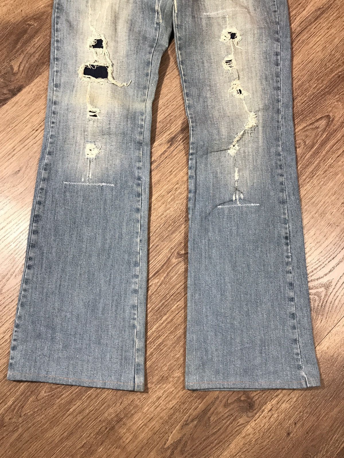Iceberg × Vintage Iceberg Vintage Flared Denim Pants Jeans Size 31" - 2 Thumbnail