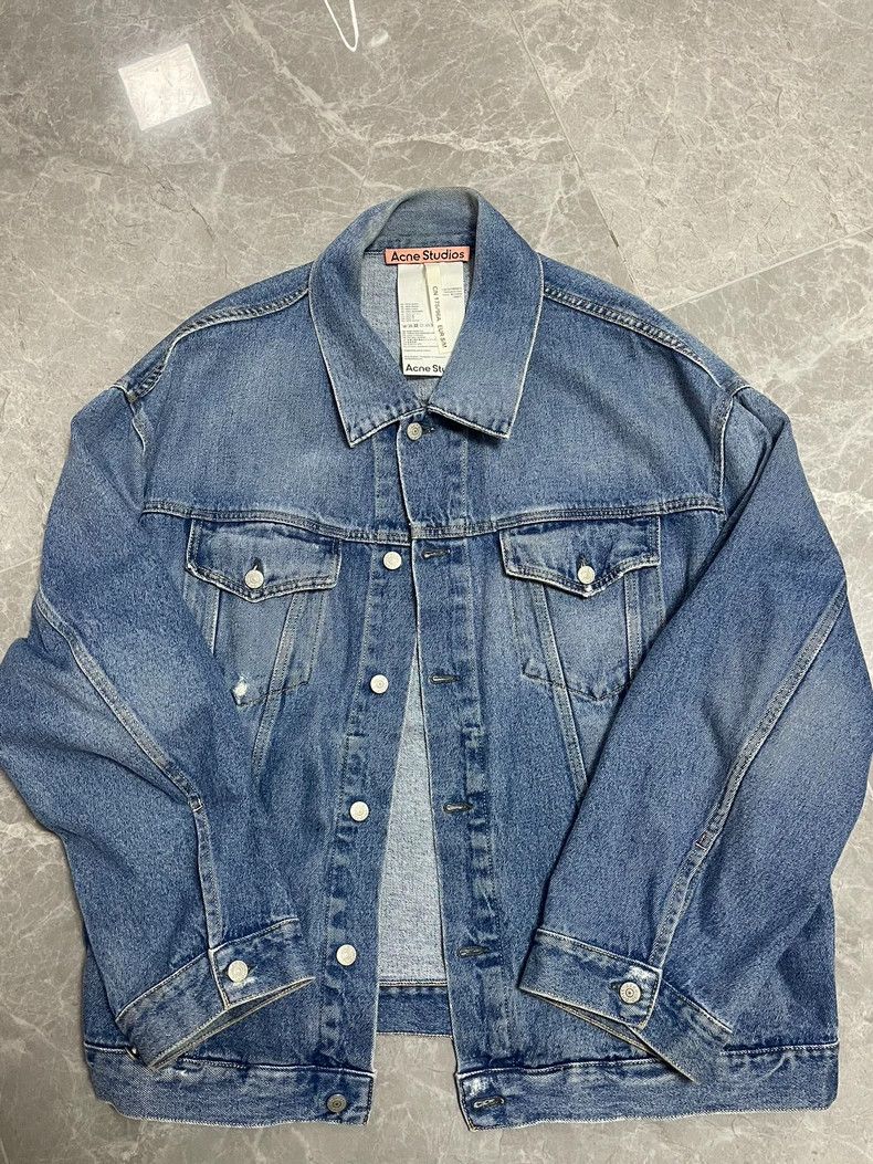 Acne Studios Vintage Oversized Denim Jacket in Blue-dmc Size US L / EU 52-54 / 3 - 1 Thumbnail