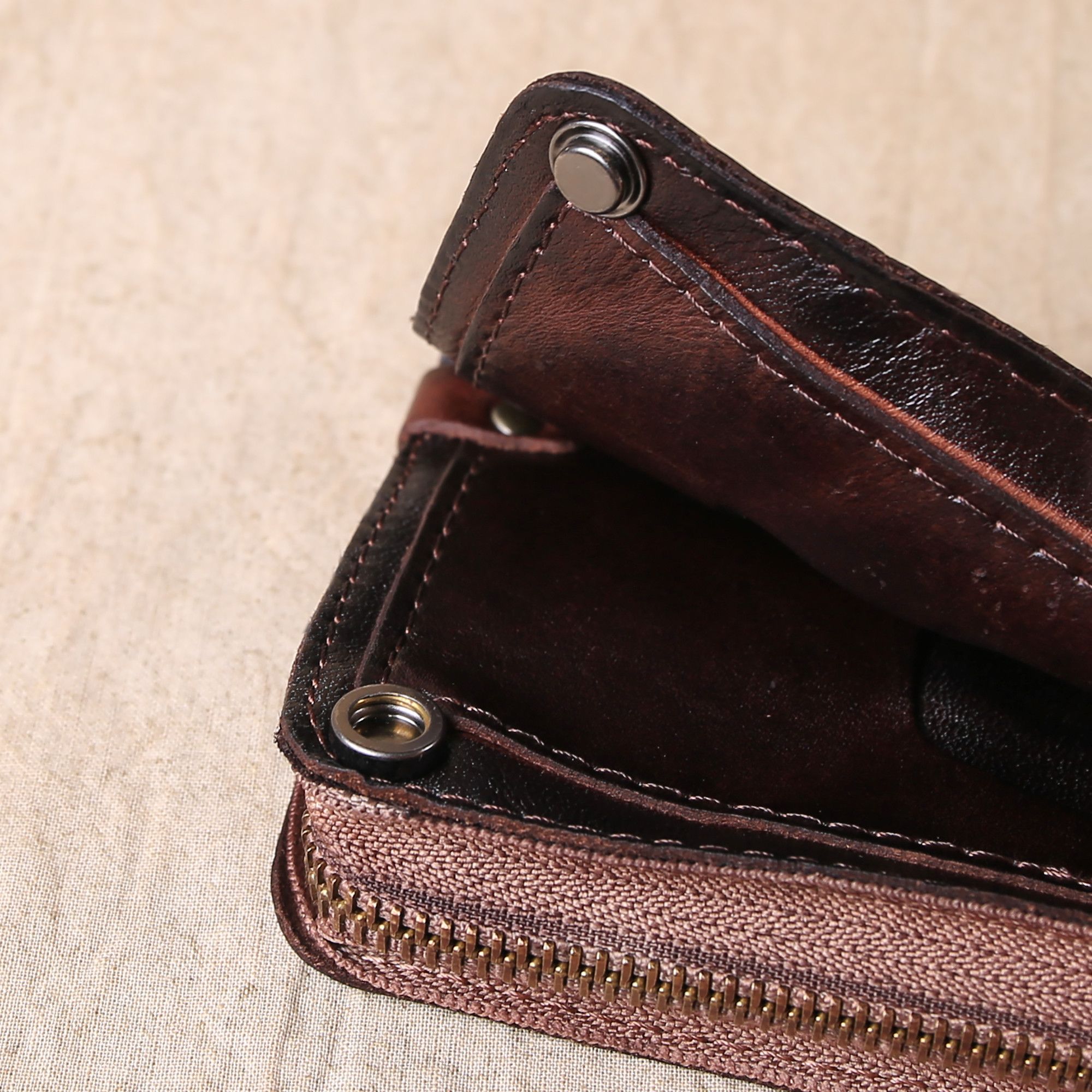 Japanese Brand Key Wallet Leather Size ONE SIZE - 3 Thumbnail