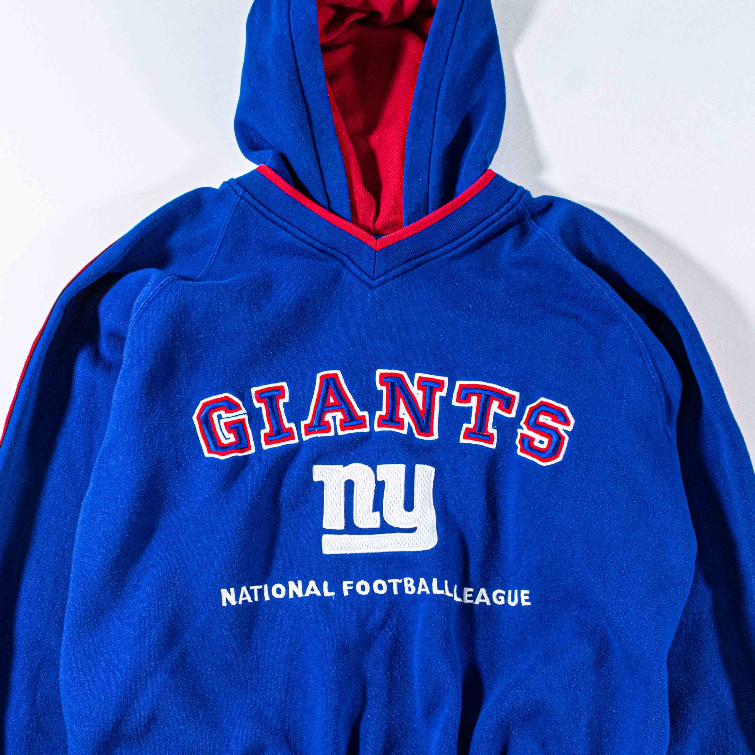 Lee Y2K New York Giants Lee Sport Ringer Hoodie Sweatshirt Size US M / EU 48-50 / 2 - 3 Thumbnail
