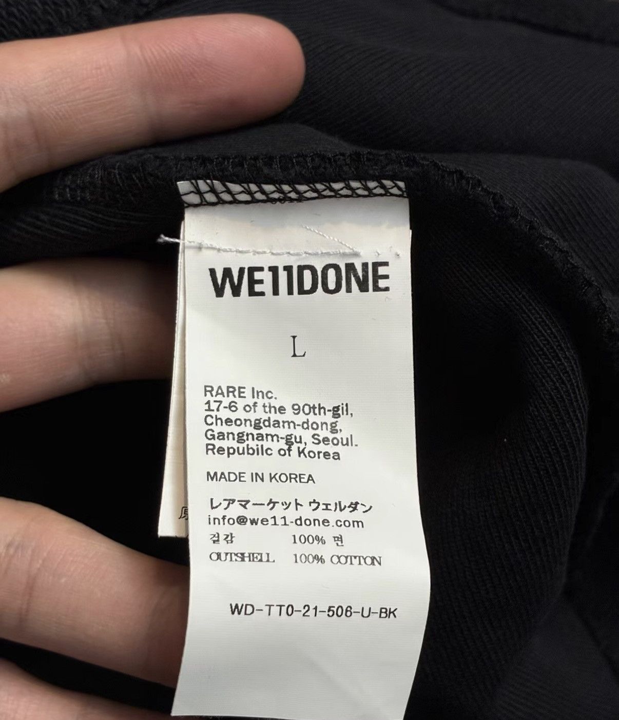 WE11DONE WE11DONE SS21 Color Block Pocket Short Sleeve Shirt J16 Size US L / EU 52-54 / 3 - 6 Thumbnail