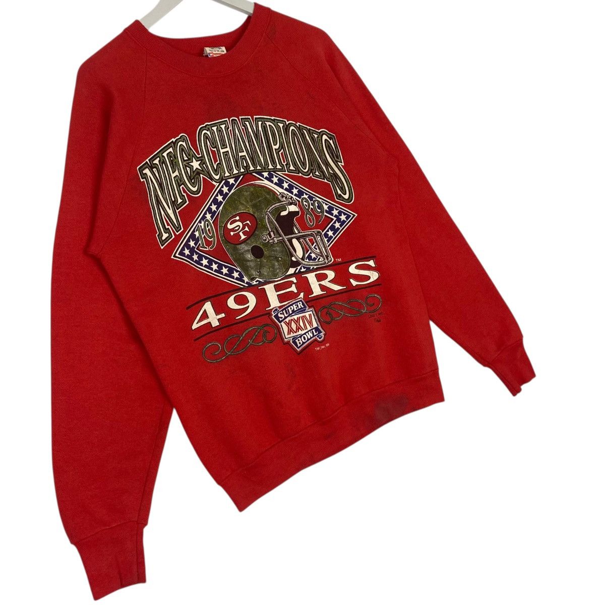 Other Vintage 90s San Francisco 49ers NFC Champions Sweatshirt Size US L / EU 52-54 / 3 - 3 Thumbnail