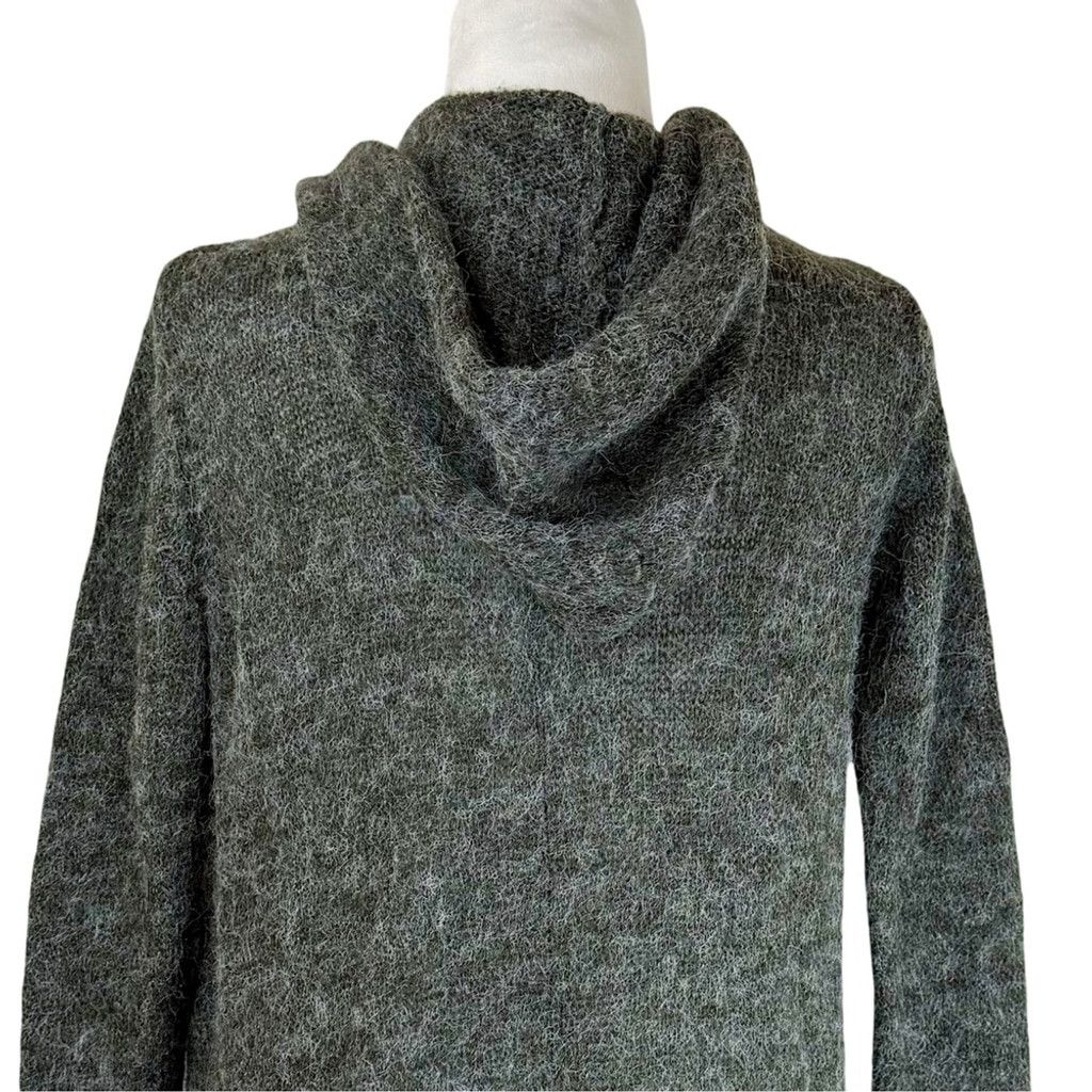 Divided NWOT DIVIDED Women's Long Olive Fuzzy Soft Coatigan Hood XS Size XS / US 0-2 / IT 36-38 - 1 Thumbnail