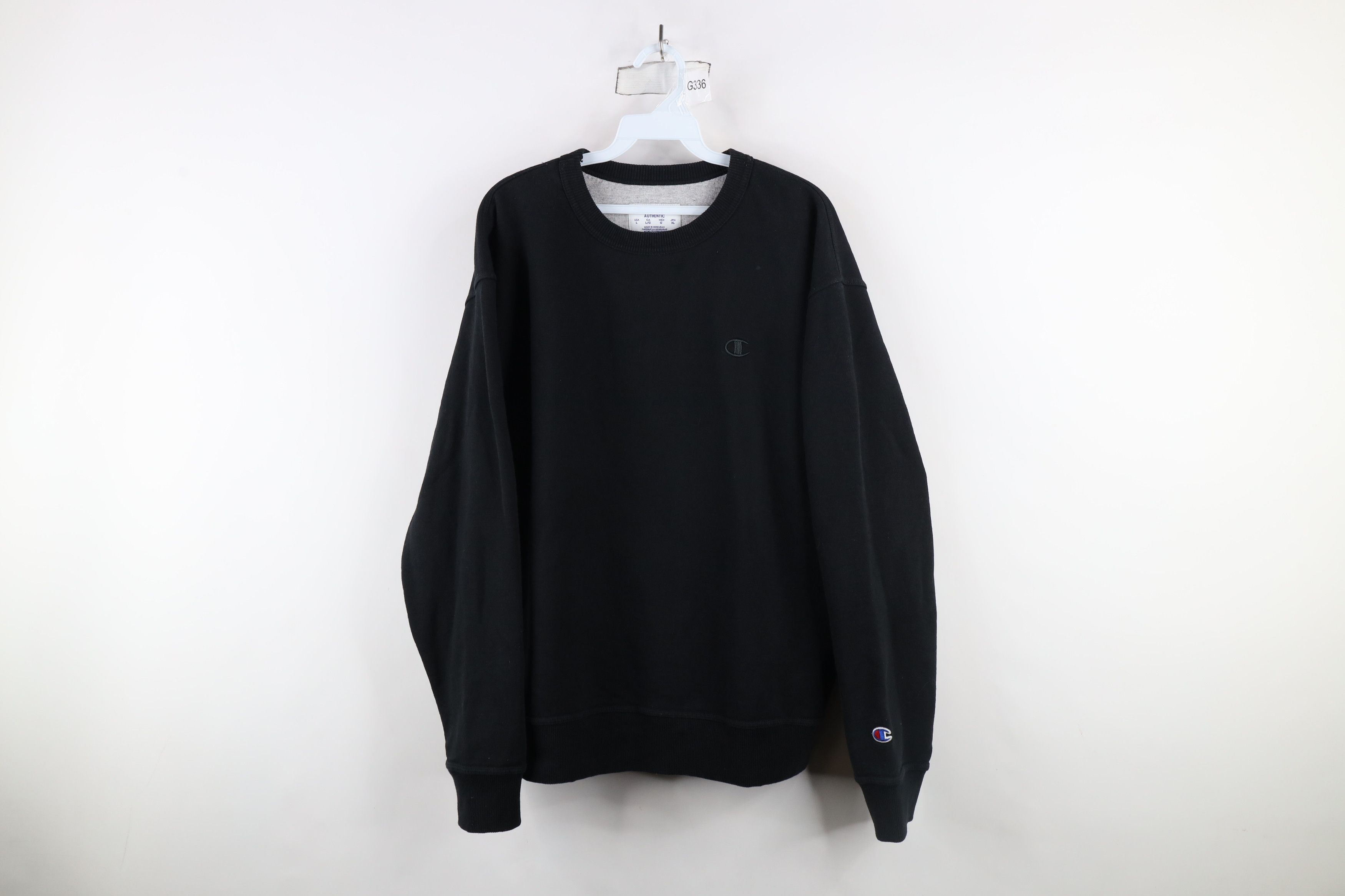 Champion × Vintage Vintage Champion Triple Classic Logo Crewneck Sweatshirt Size US L / EU 52-54 / 3 - 1 Thumbnail
