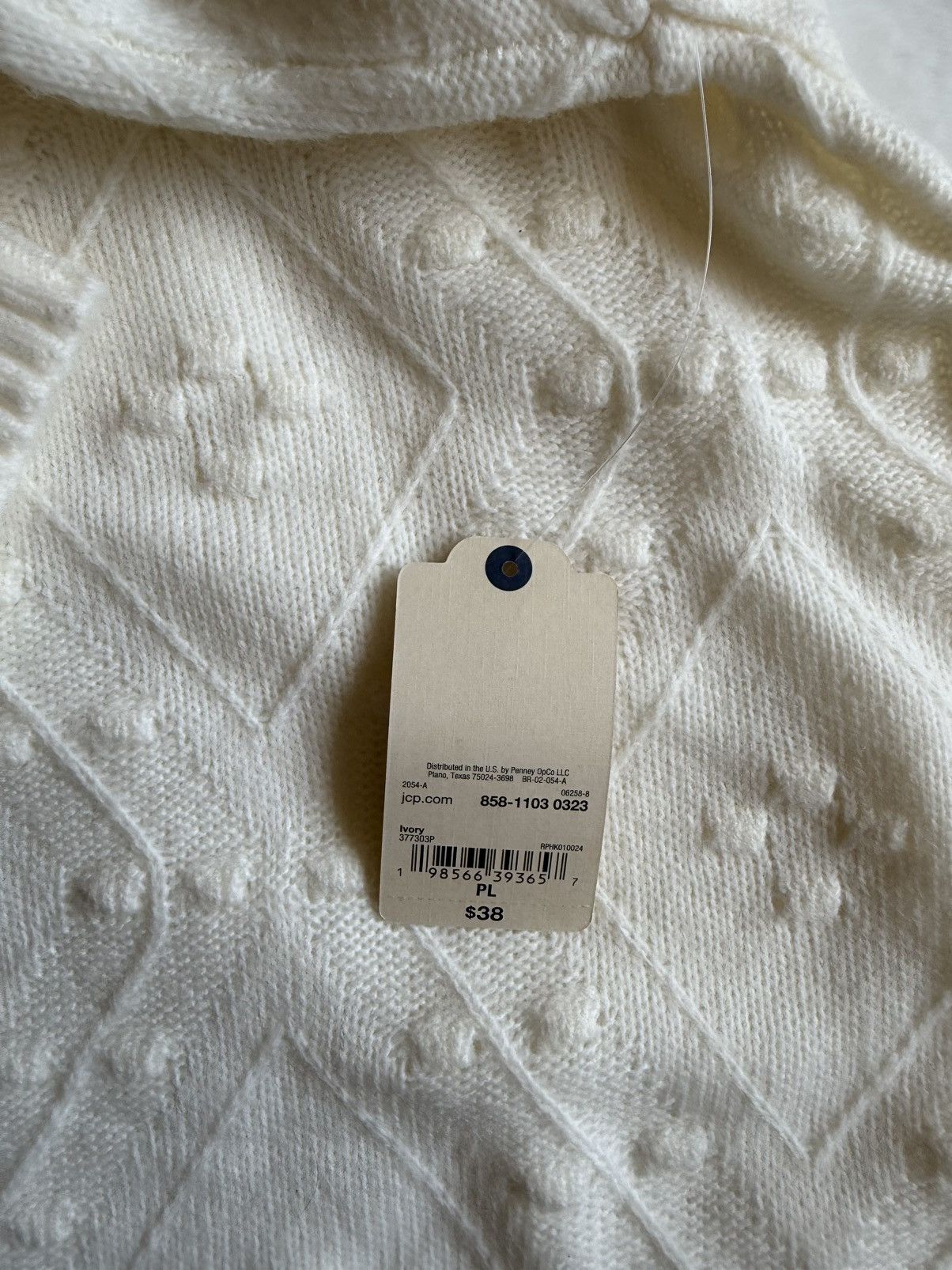 St. Johns Bay St. John's Bay Classic Cable Sweater - (PL) Size L / US 10 / IT 46 - 4 Thumbnail