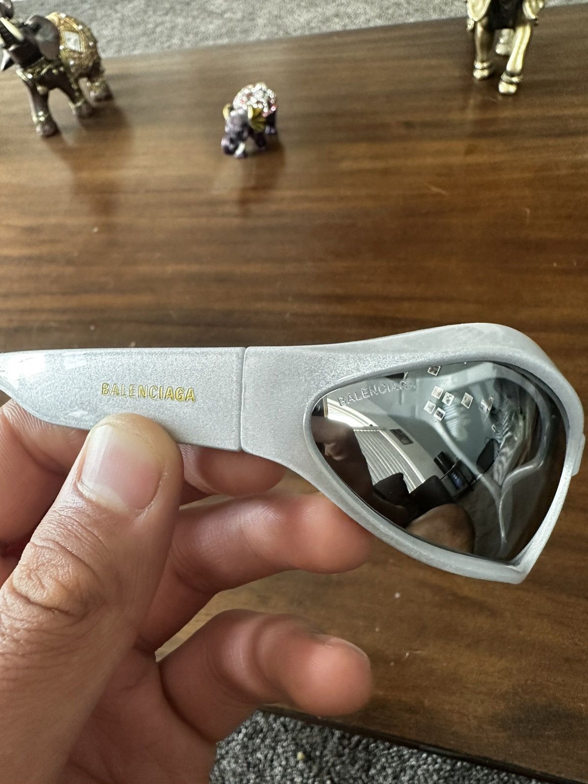 Balenciaga Balenciaga oval sunglasses Size ONE SIZE - 3 Thumbnail