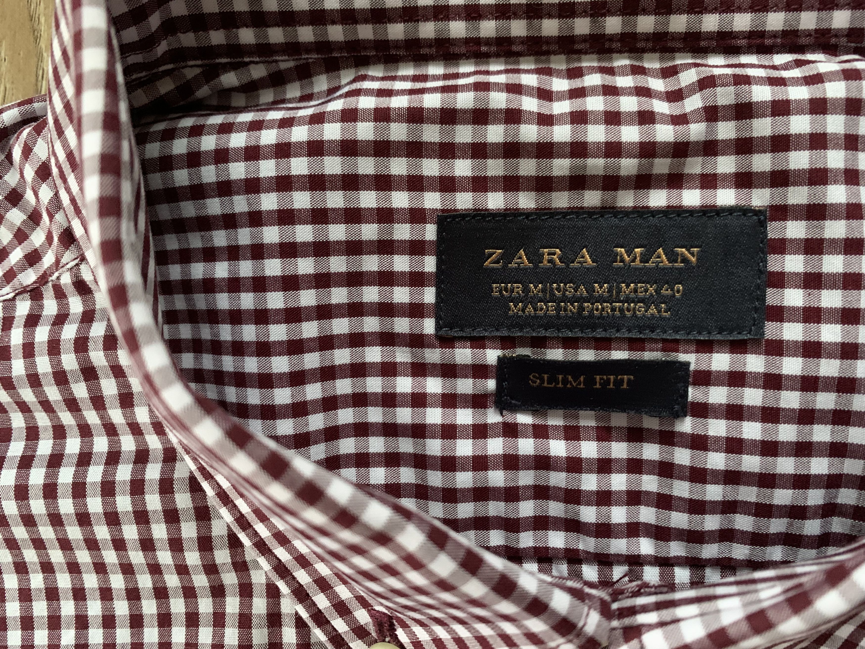 Zara Zara Man Slim Fit Long Sleeve Shirt Size US M / EU 48-50 / 2 - 5 Thumbnail