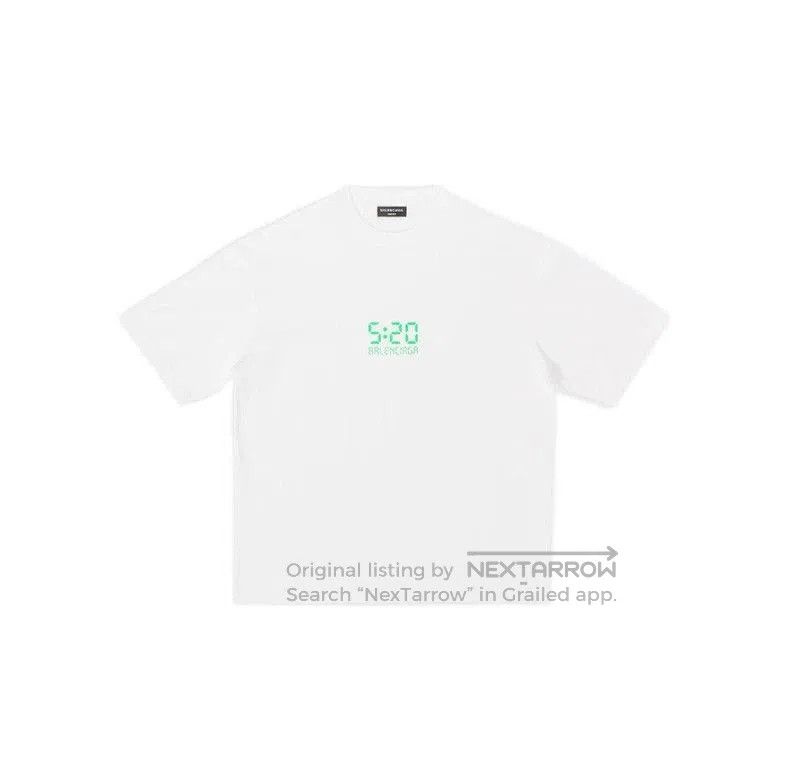 Balenciaga Balenciaga 5:20 Clock Short Sleeve T-shirt. Size US XS / EU 42 / 0 - 5 Thumbnail