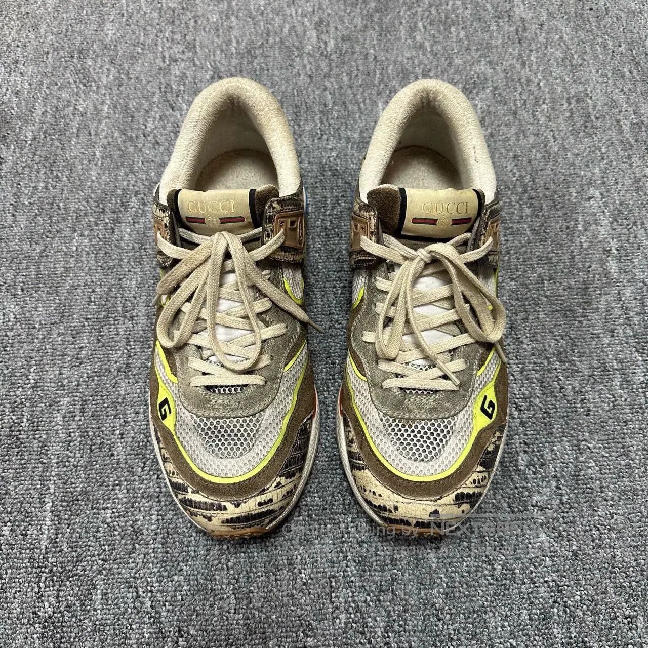 Gucci gucci ultrapace gray athletic sneakers size 42. Size US 9 / EU 42 - 2 Thumbnail