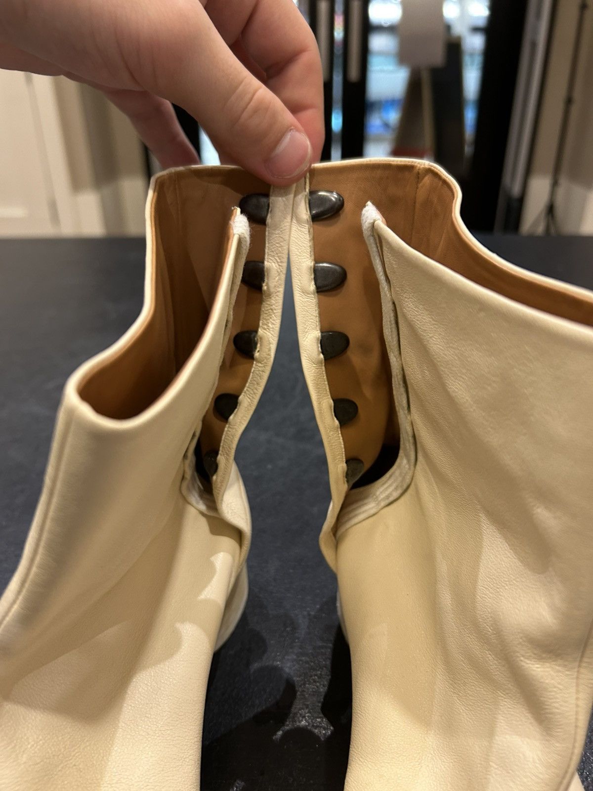 Maison Margiela Maison Margiela Tabi Leather Heels Size US 10 / IT 40 - 8 Thumbnail