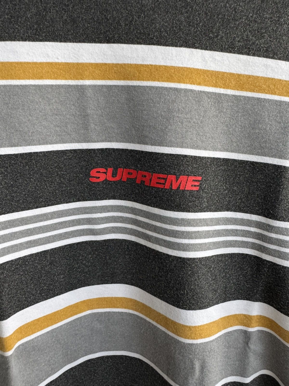 Supreme SUPREME STRIPE MOTIF T SHIRT Size US M / EU 48-50 / 2 - 3 Thumbnail