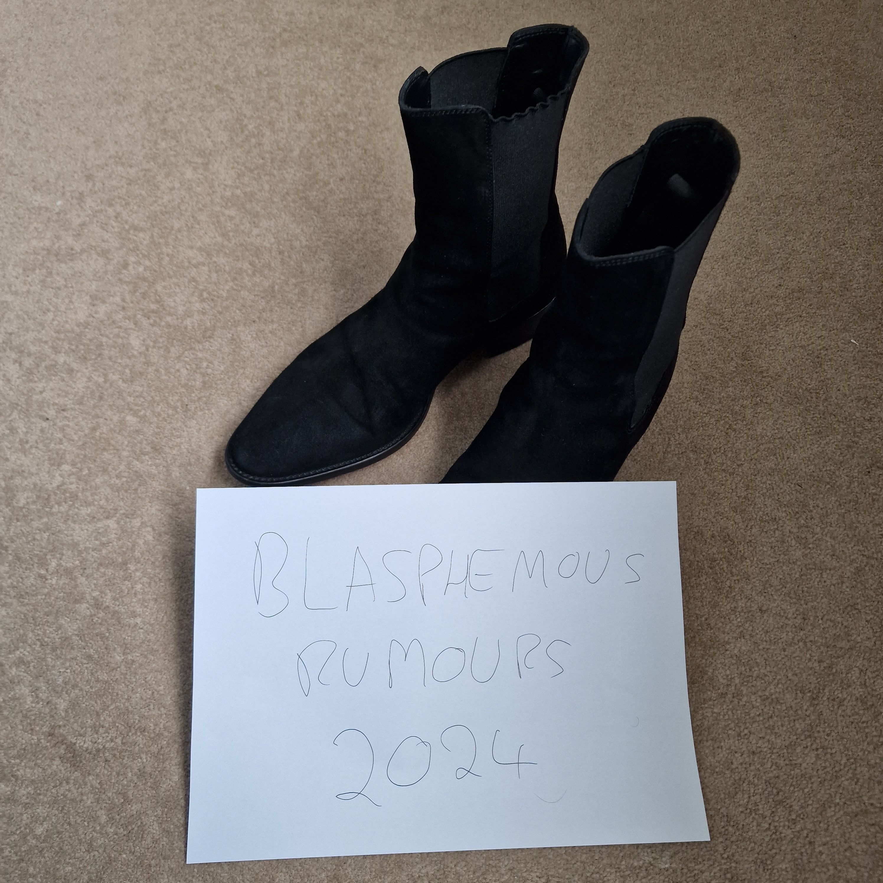 From The First AW18 Black Suede Chelsea 'Luca' Boots (41 EU) Size US 8 / EU 41 - 10 Thumbnail