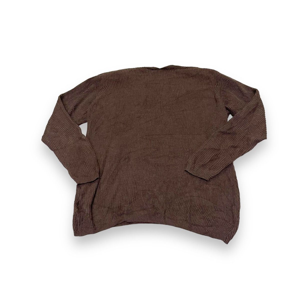 image of Homespun Knitwear x Takeo Kikuchi The Shop Tk Knit Sweater in Dark Brown, Women's (Size Medium)