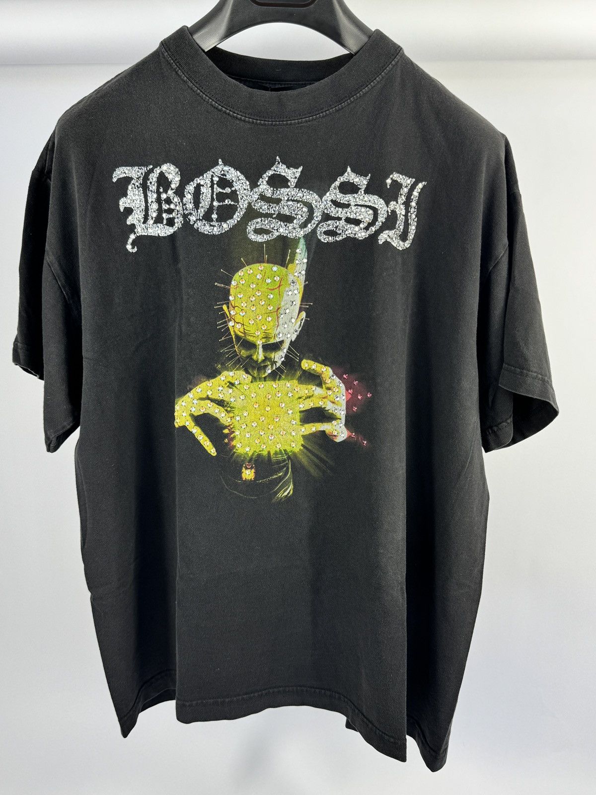 Bossi Sportswear 1/1 RHINESTONE EMBELLISHED VINTAGE T-SHIRT Size US L / EU 52-54 / 3 - 3 Thumbnail