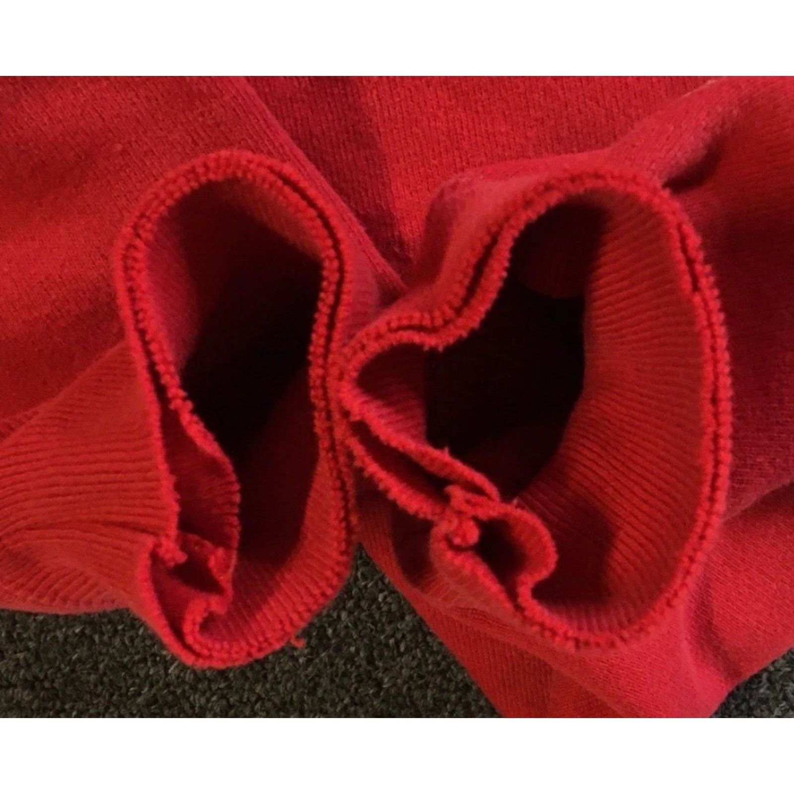 Champion Vtg 90s Champion Reverse Weave Cut Off Crop Sweatshirt M USA Track Grunge Hoodie Women Red Size M Size M / US 6-8 / IT 42-44 - 5 Thumbnail