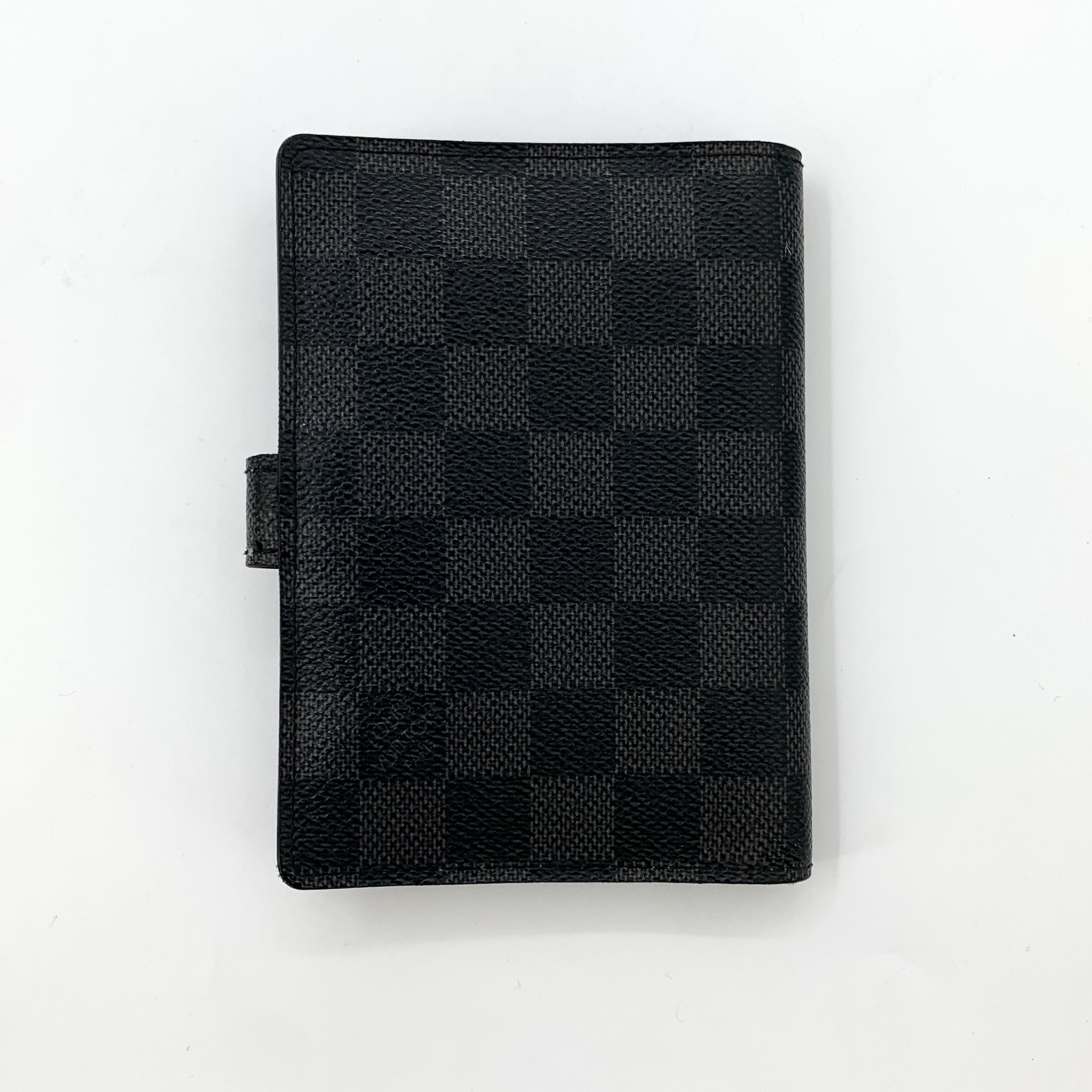 Louis Vuitton Louis Vuitton Black Damier Print Lock Diary Cover (10×15cm) Size ONE SIZE - 7 Thumbnail