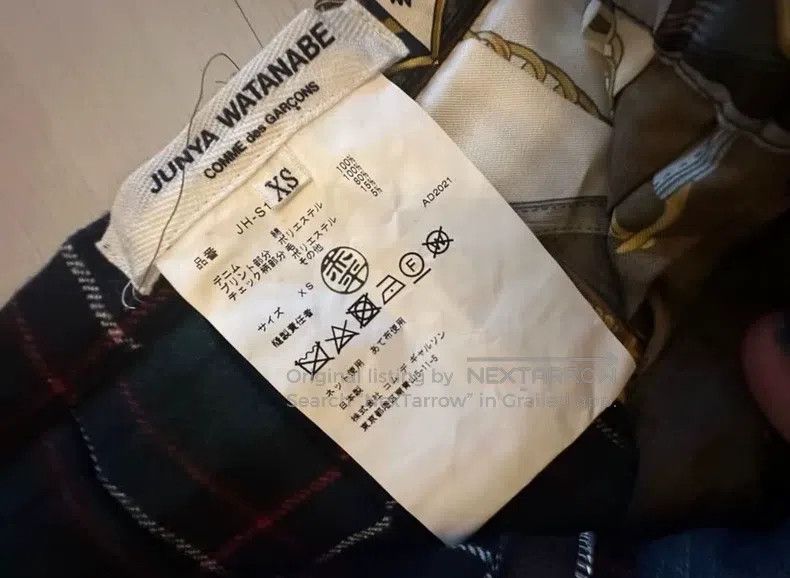 Comme des Garcons Comme Des Garcons size XS Vintage Pattern Denim Mixed Skir Size 23" - 5 Thumbnail