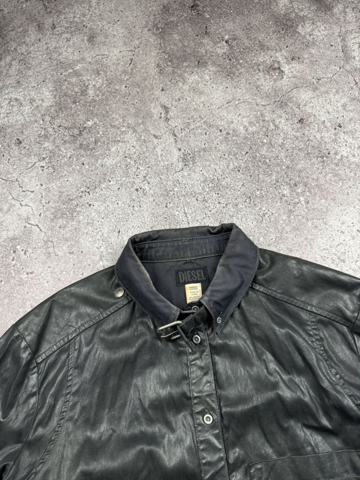 Diesel Diesel Junya Watanabe Style Buckle Collar Cropped Leather Size US M / EU 48-50 / 2 - 4 Thumbnail