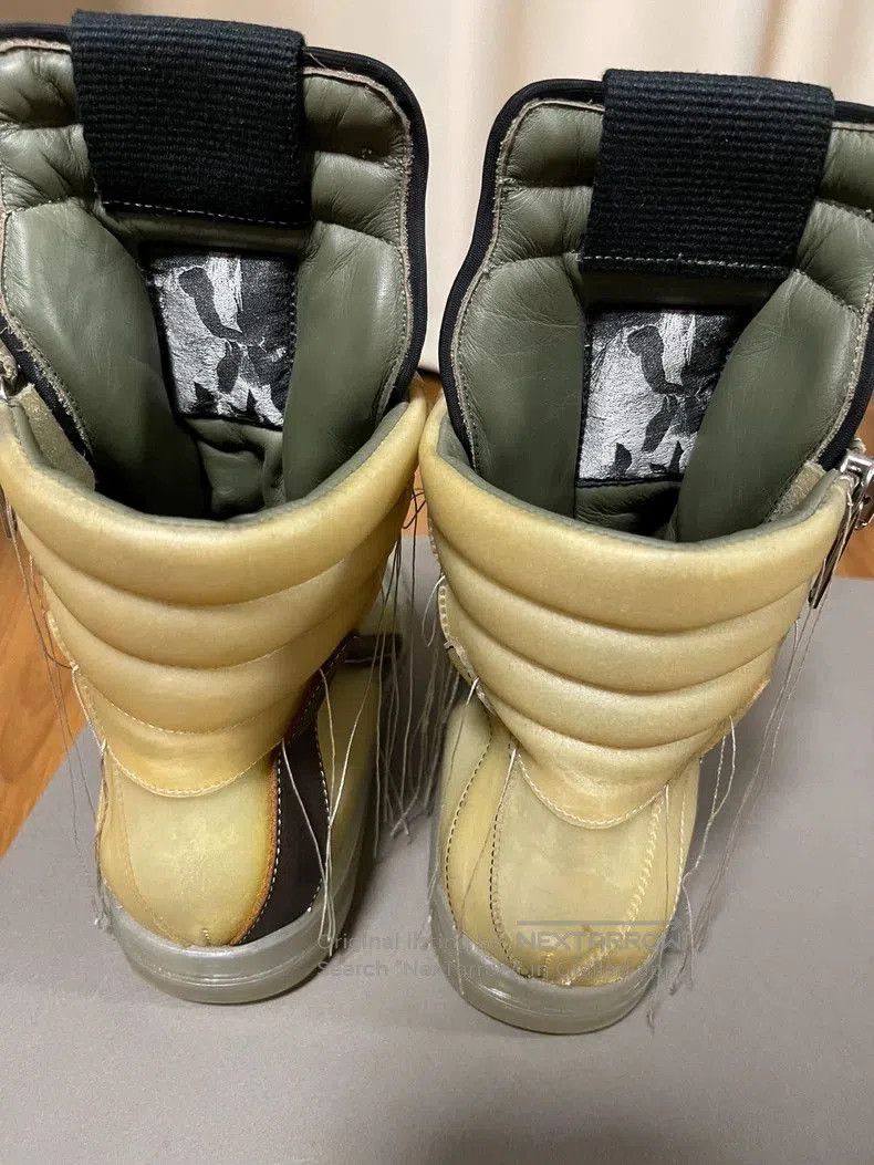 Rick Owens Rick Owens Green Ghost Triangle Boots. Size US 5.5 / EU 38 - 7 Thumbnail