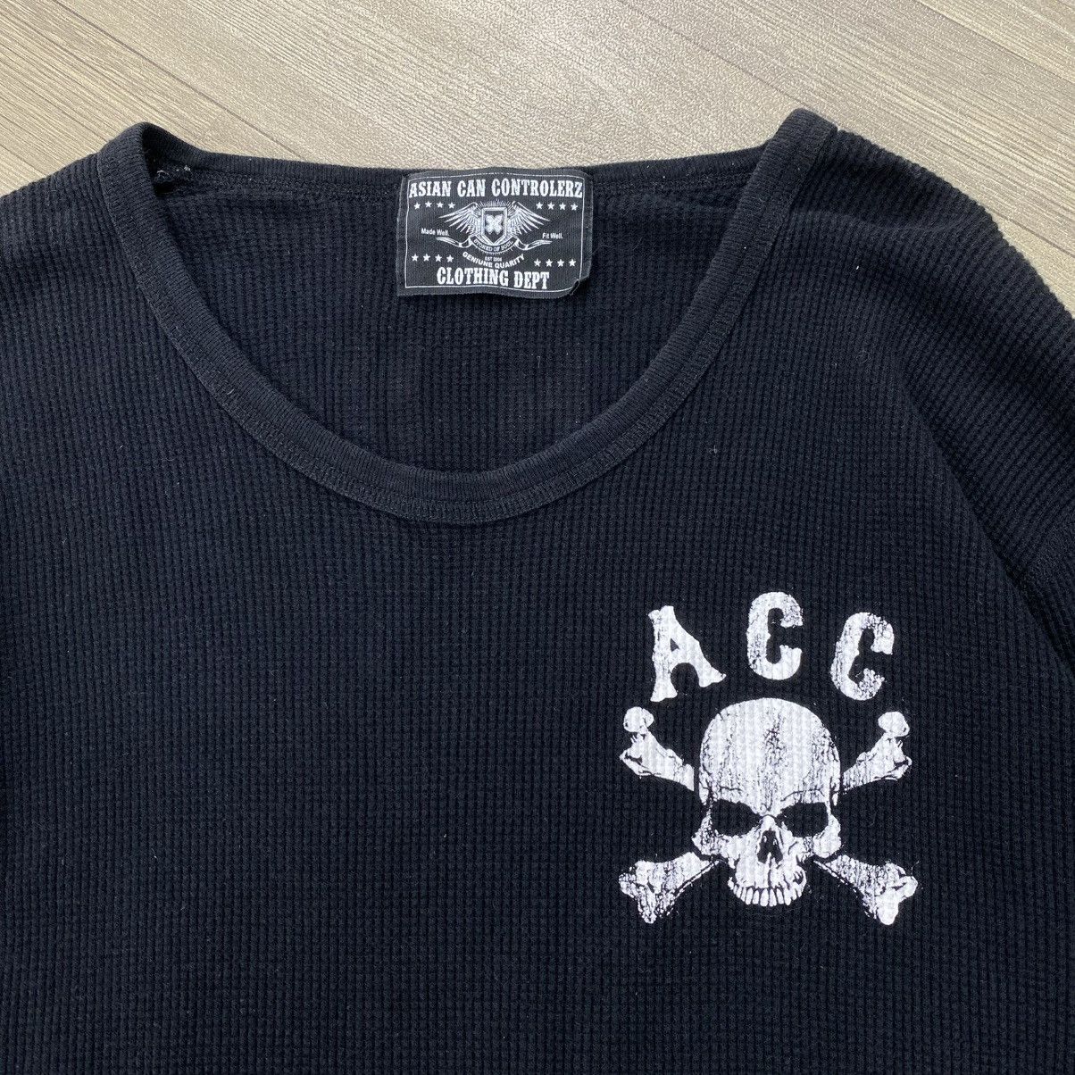 If Six Was Nine 2000s ACC Japanese Cross Bone Punk Lgb Y2K Style Reglan Tee Size US M / EU 48-50 / 2 - 10 Thumbnail
