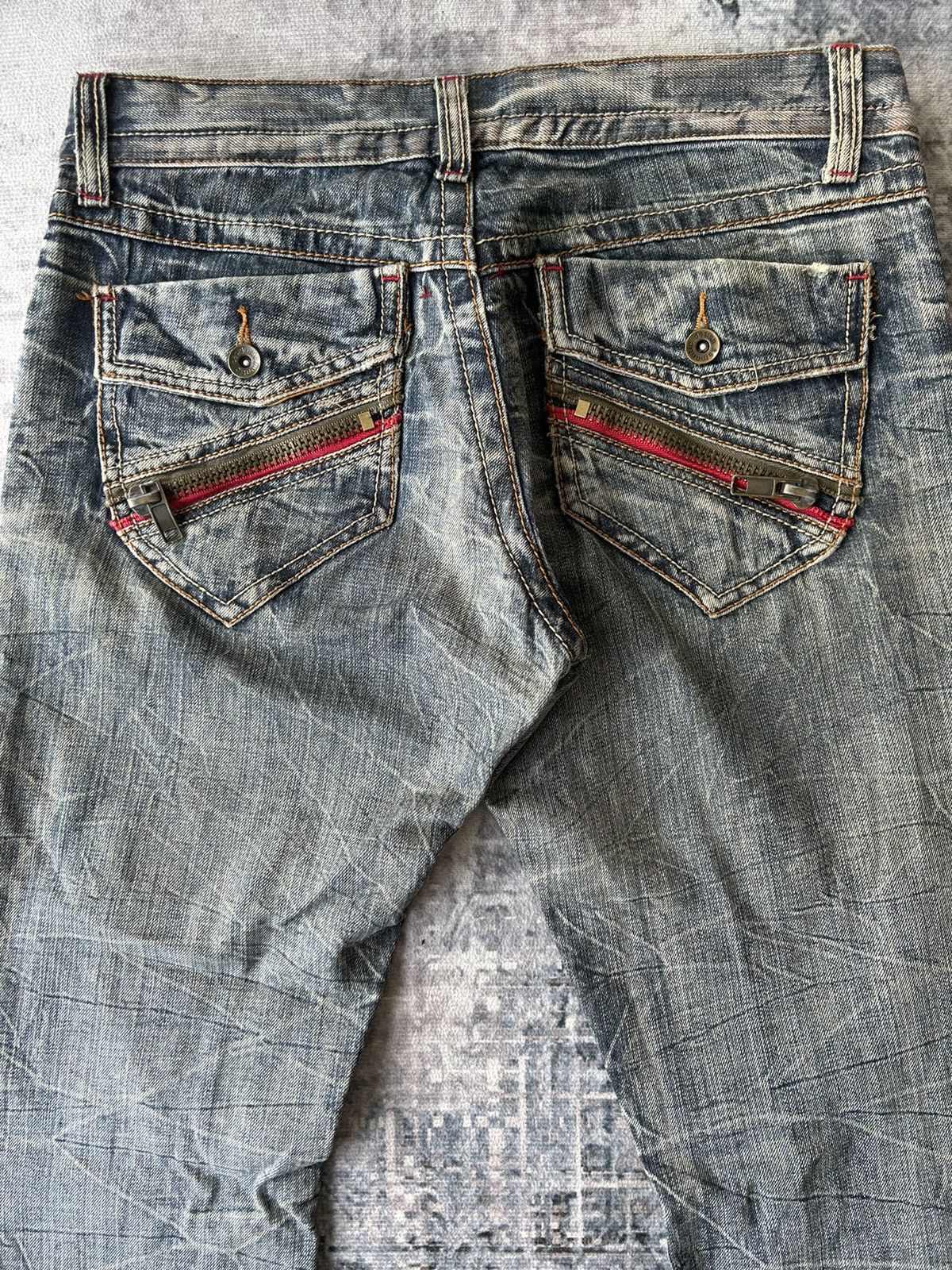 If Six Was Nine Semantic Design Bootcut Jeans Size US 32 / EU 48 - 11 Thumbnail