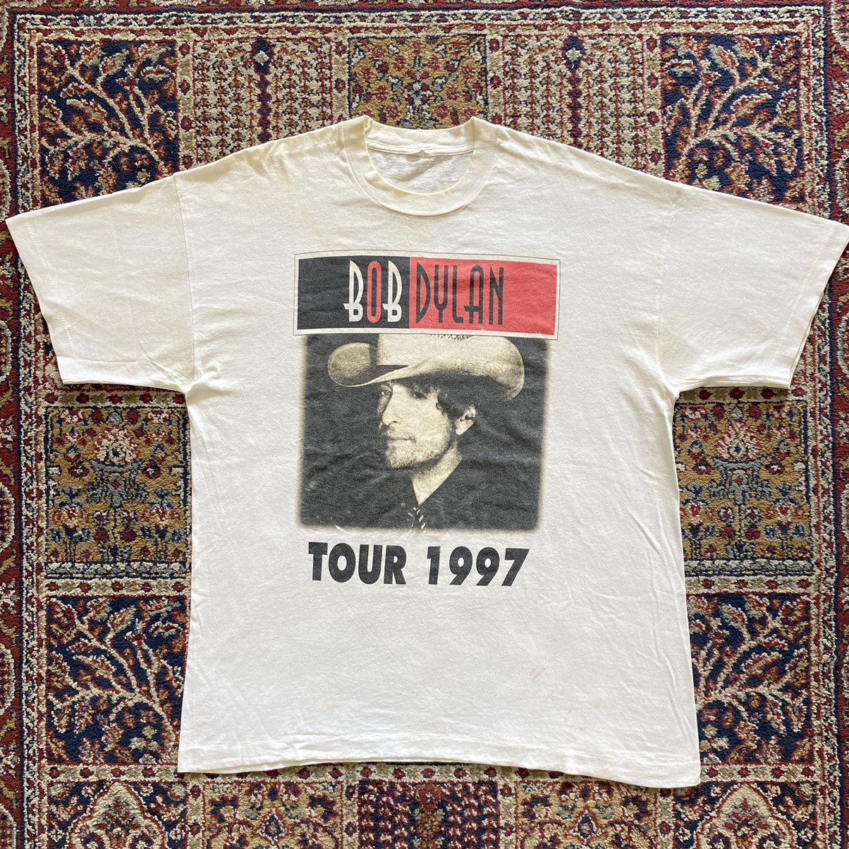 Band Tees × Vintage Vintage Bob Dylan tshirt “Never Ending Tour 1997” Size US XL / EU 56 / 4 - 1 Thumbnail