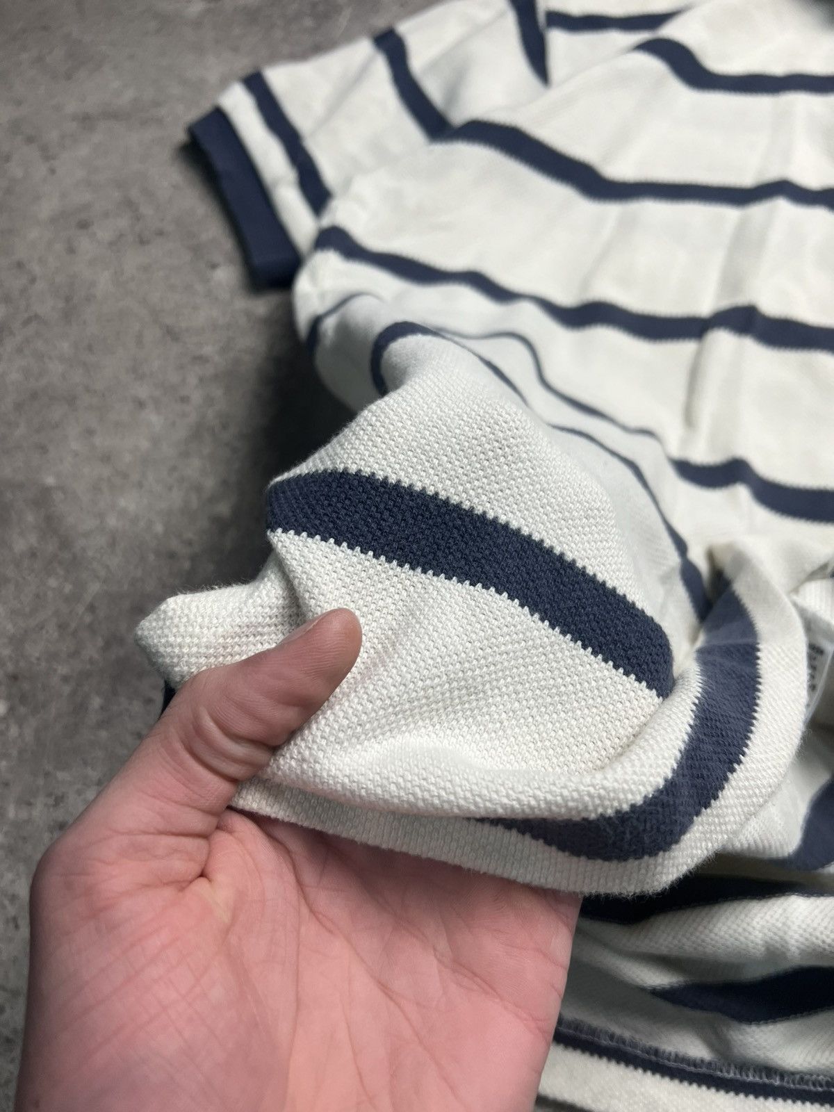 Polo Ralph Lauren Polo Ralph Lauren L striped polo tee T-shirt shirt sleeve Size US L / EU 52-54 / 3 - 12 Thumbnail