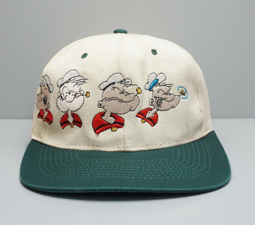 Anime 90's Popeye キャップ ビンテージ Snoopy Betty Boop Size US XXS / EU 40 - 1 Thumbnail