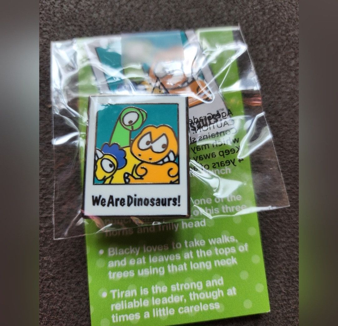 Unknown London NIP Sanrio Friend Pin We Are Dinosaurs! September Size ONE SIZE - 1 Thumbnail