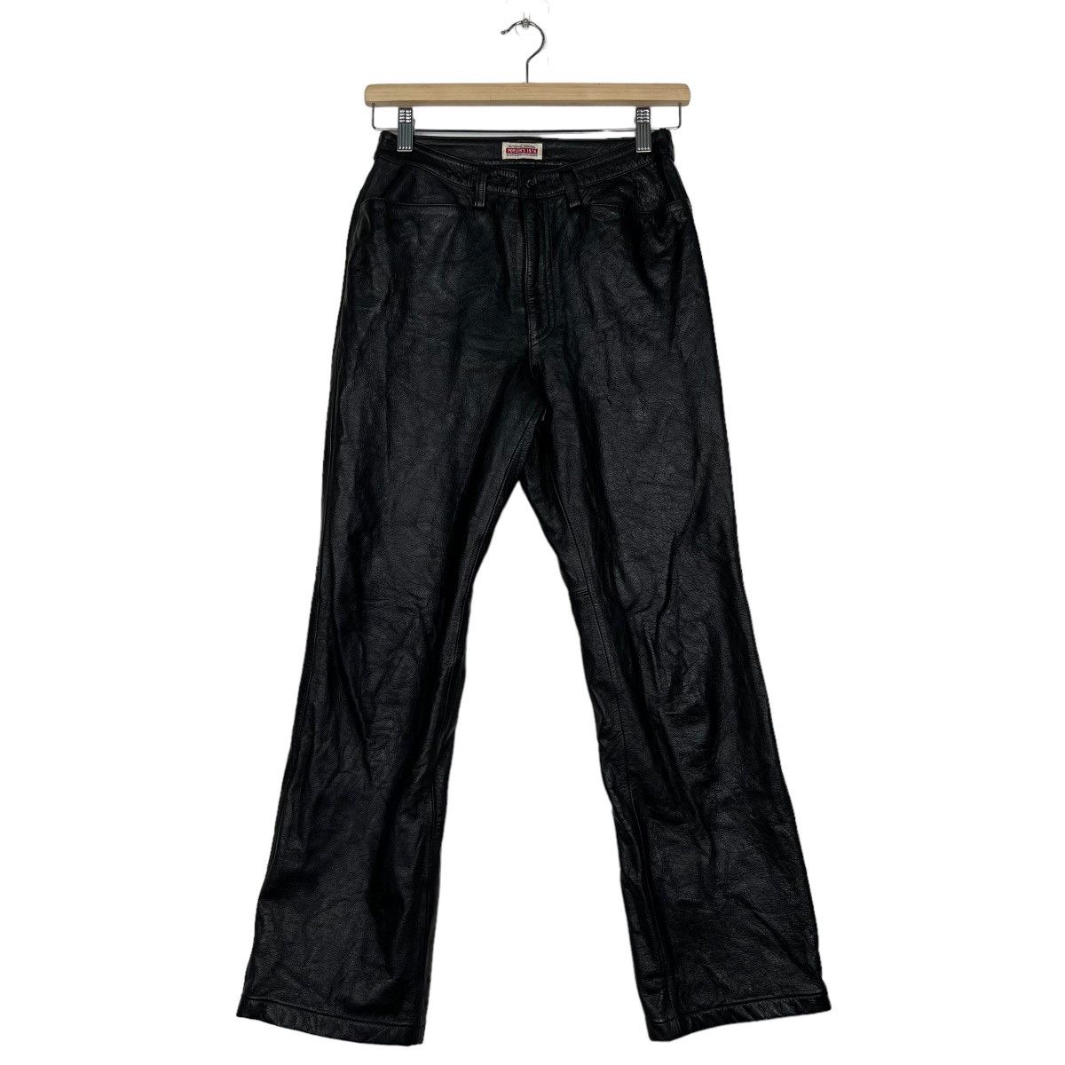 Japanese Brand 🔥 VINTAGE PERSONS LEATHER TROUSER PANT Size US 26 / EU 42 - 2 Thumbnail