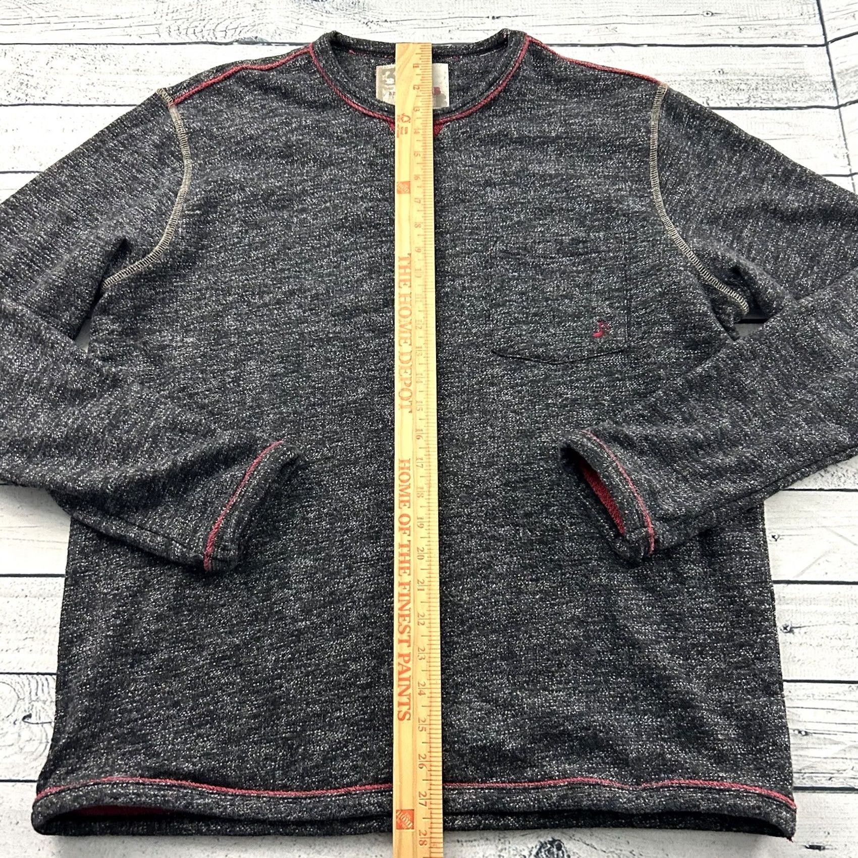 Vintage 32 Bar Blues Sweatshirt Pullover Pocket Mens Large Black Shirt Size US L / EU 52-54 / 3 - 4 Thumbnail