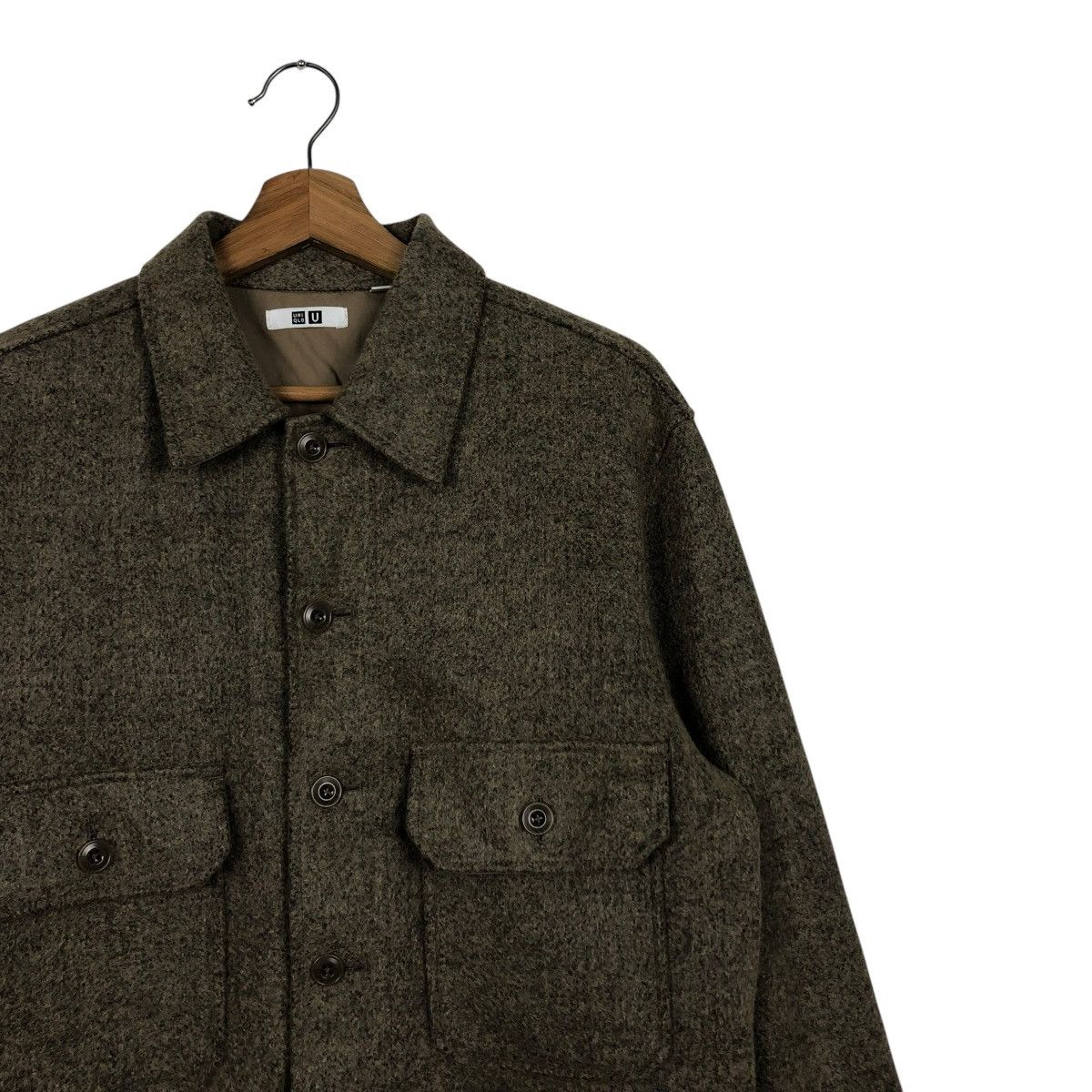 Japanese Brand 🔥VINTAGE WOOL BUTTON WORKER JACKET UNIQLO UNDERCOVER Size US M / EU 48-50 / 2 - 7 Thumbnail