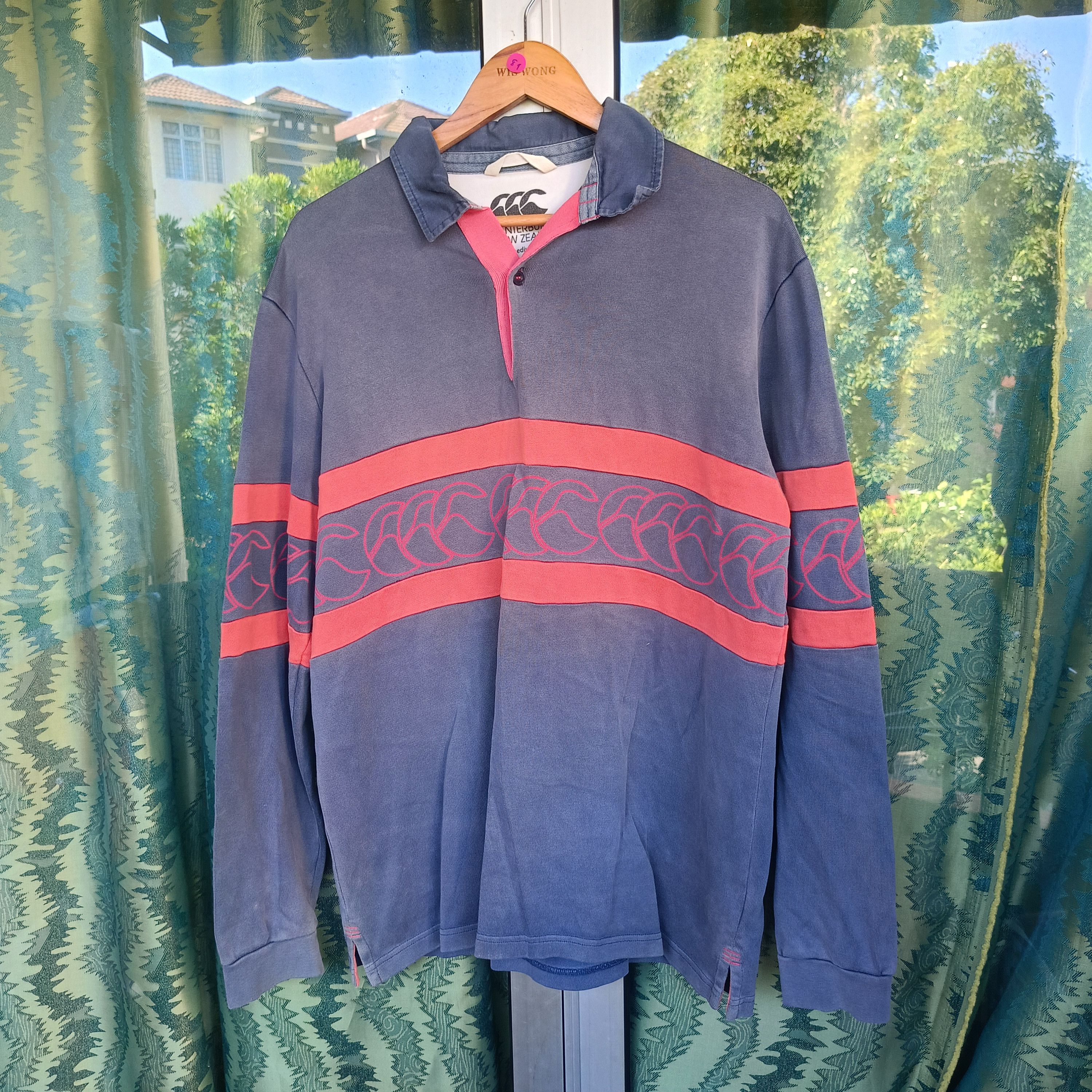 Canterbury of New Zealand Vintage Polo Rugby Canterbury sunfaded tee Size US XL / EU 56 / 4 - 1 Thumbnail
