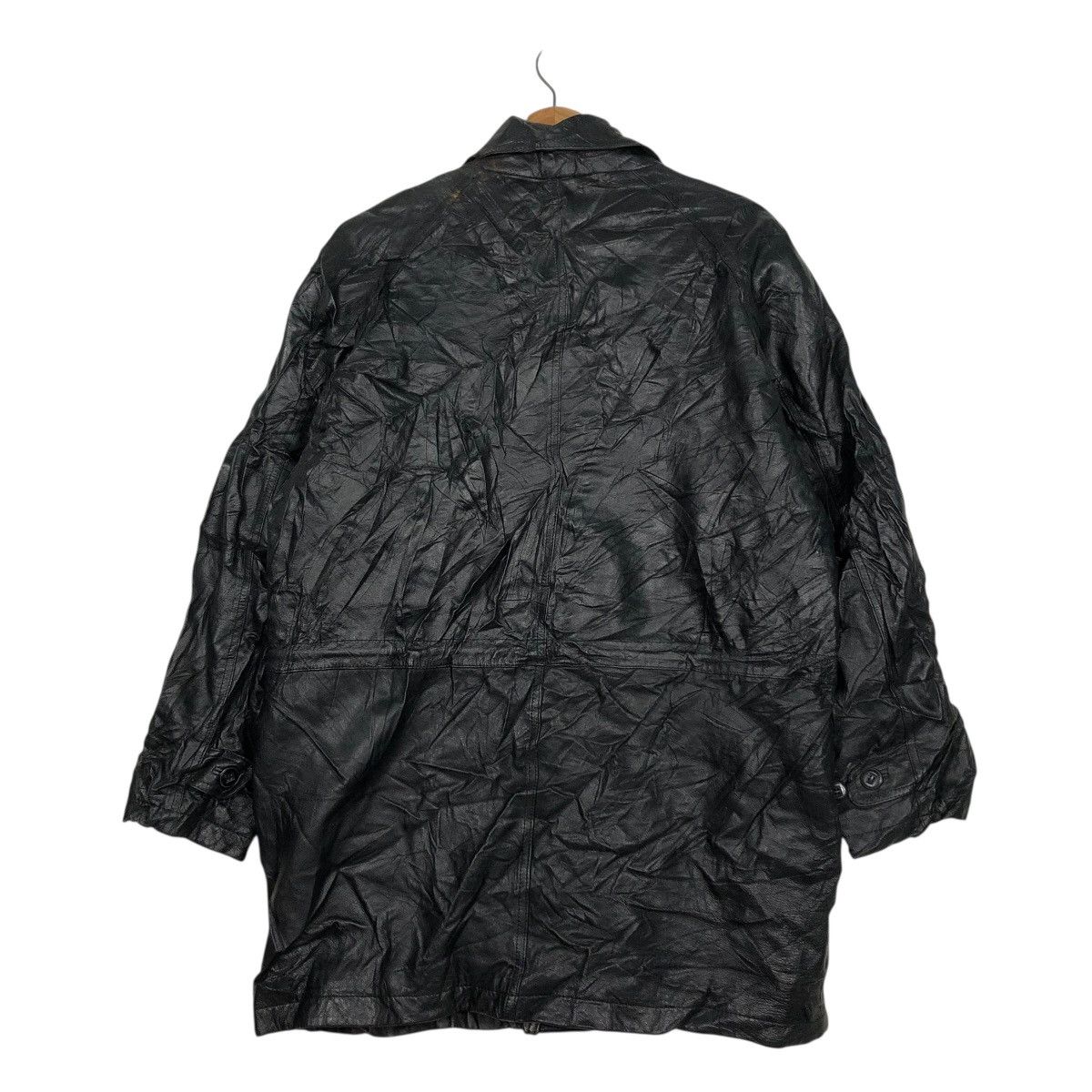 Japanese Brand 🔥VINTAGE GENUINE LEATHER JACKET GIANNI VALENTINO BLANKET Size US L / EU 52-54 / 3 - 10 Thumbnail
