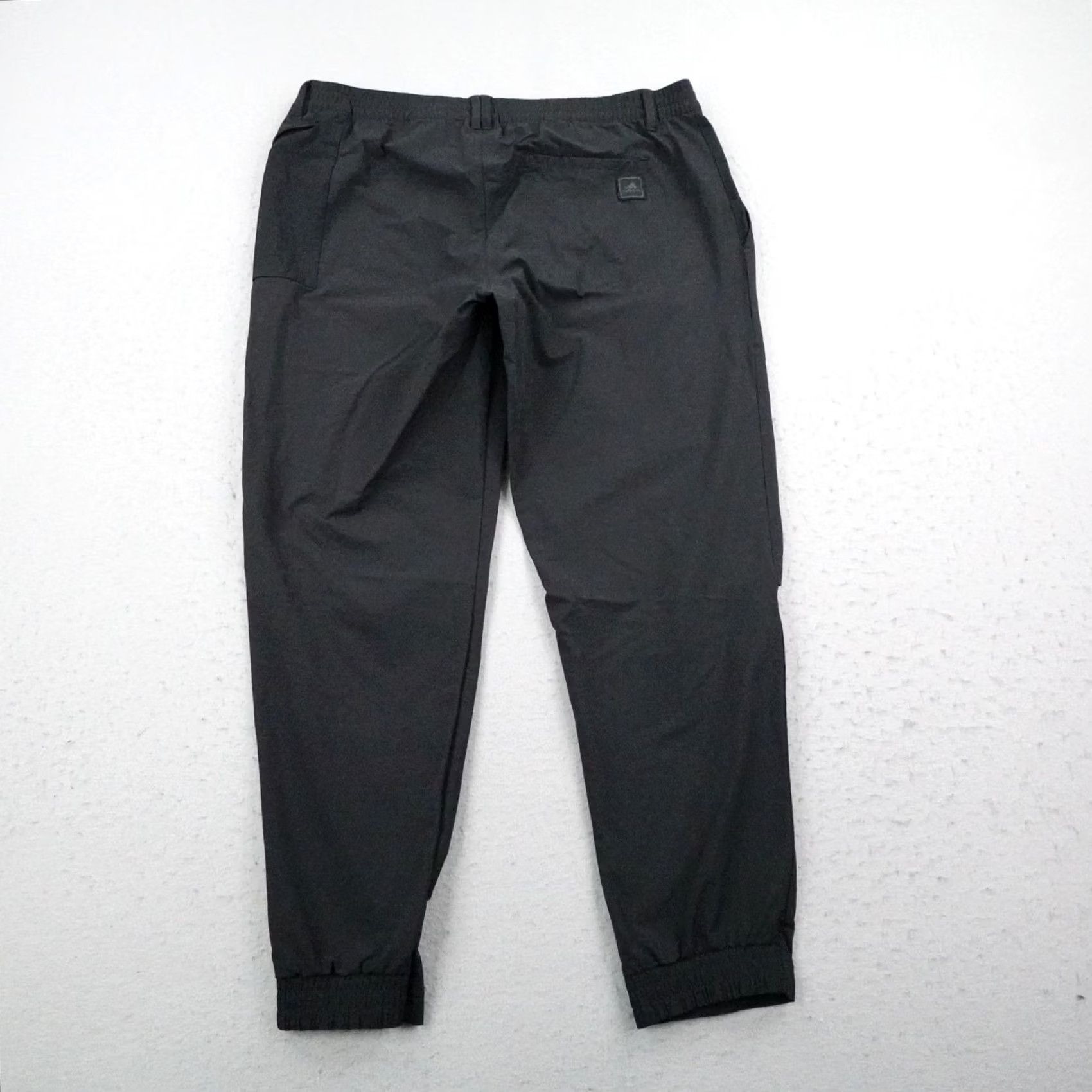Adidas Adidas Mens Pants Black Performance Golf Clima Tapered Chino Joggers 33x32 Size US 33 - 5 Thumbnail