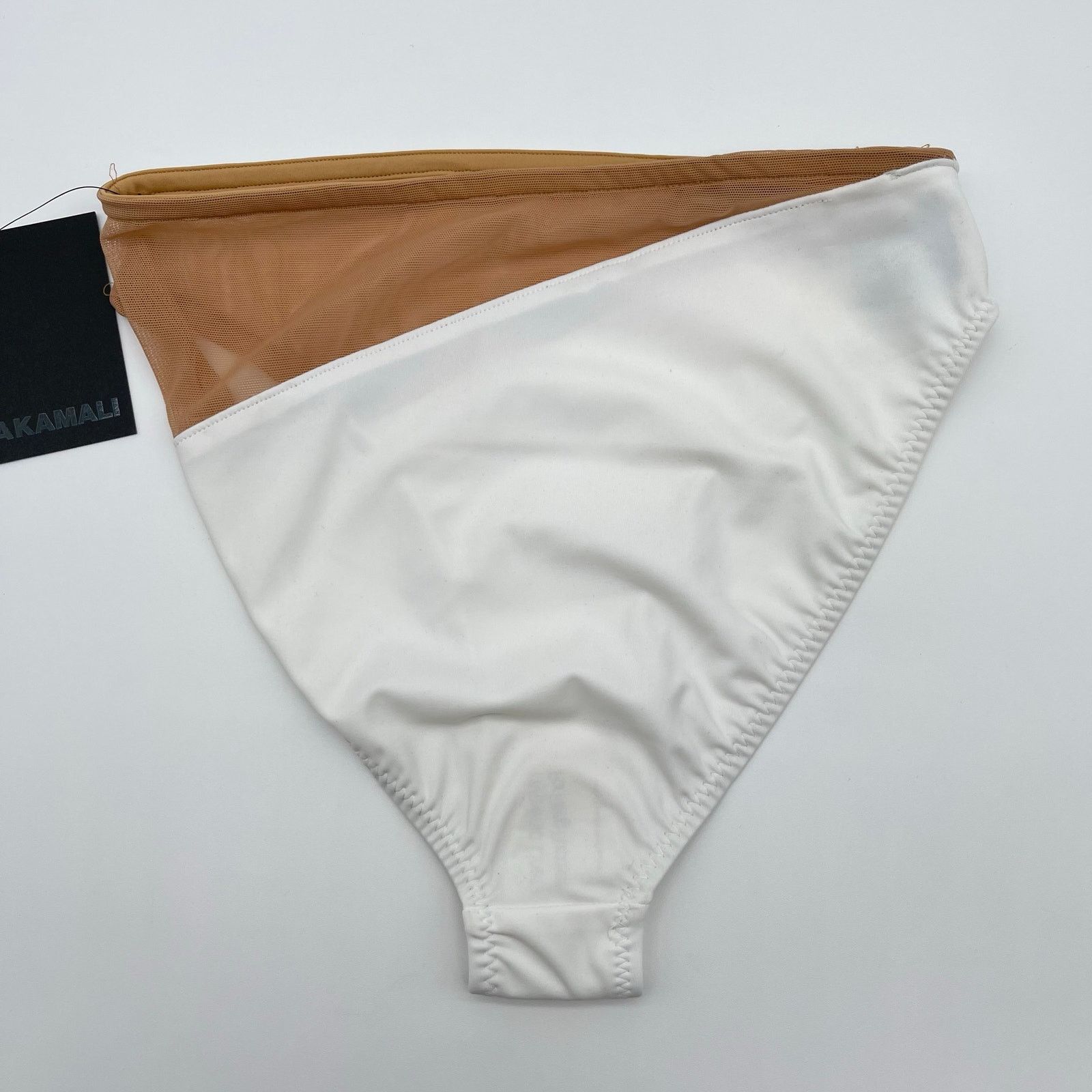 Norma Kamali Norma Kamali | NWT Snake Mesh Bottom Swimsuit in White XS Size XS / US 0-2 / IT 36-38 - 4 Thumbnail